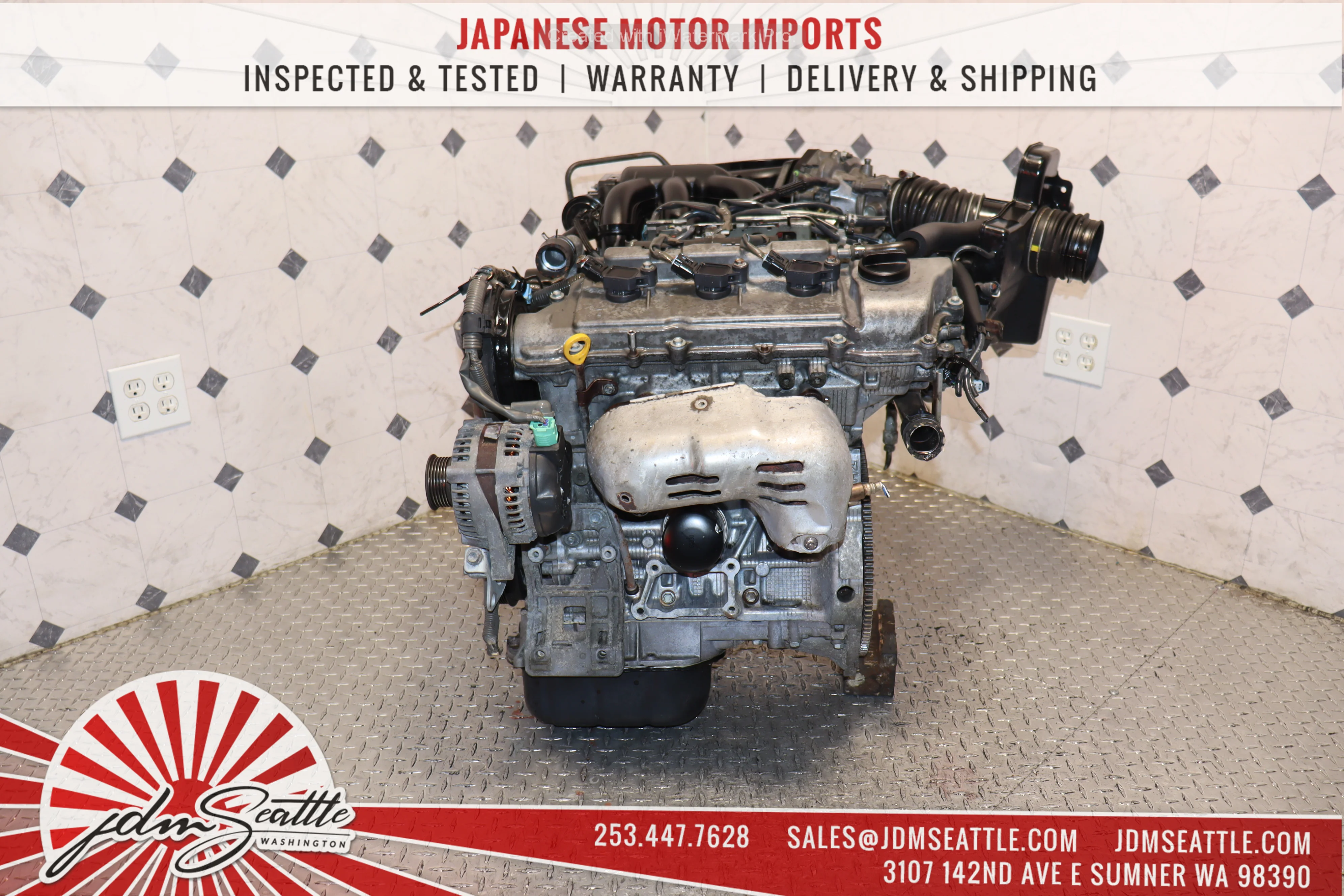 JDM 3MZ-FE 04-06 SIENNA 04-07 HIGHLANDER 04-06 LEXUS RX330 3.3L AWD ENGINE 3MZ - Image 3