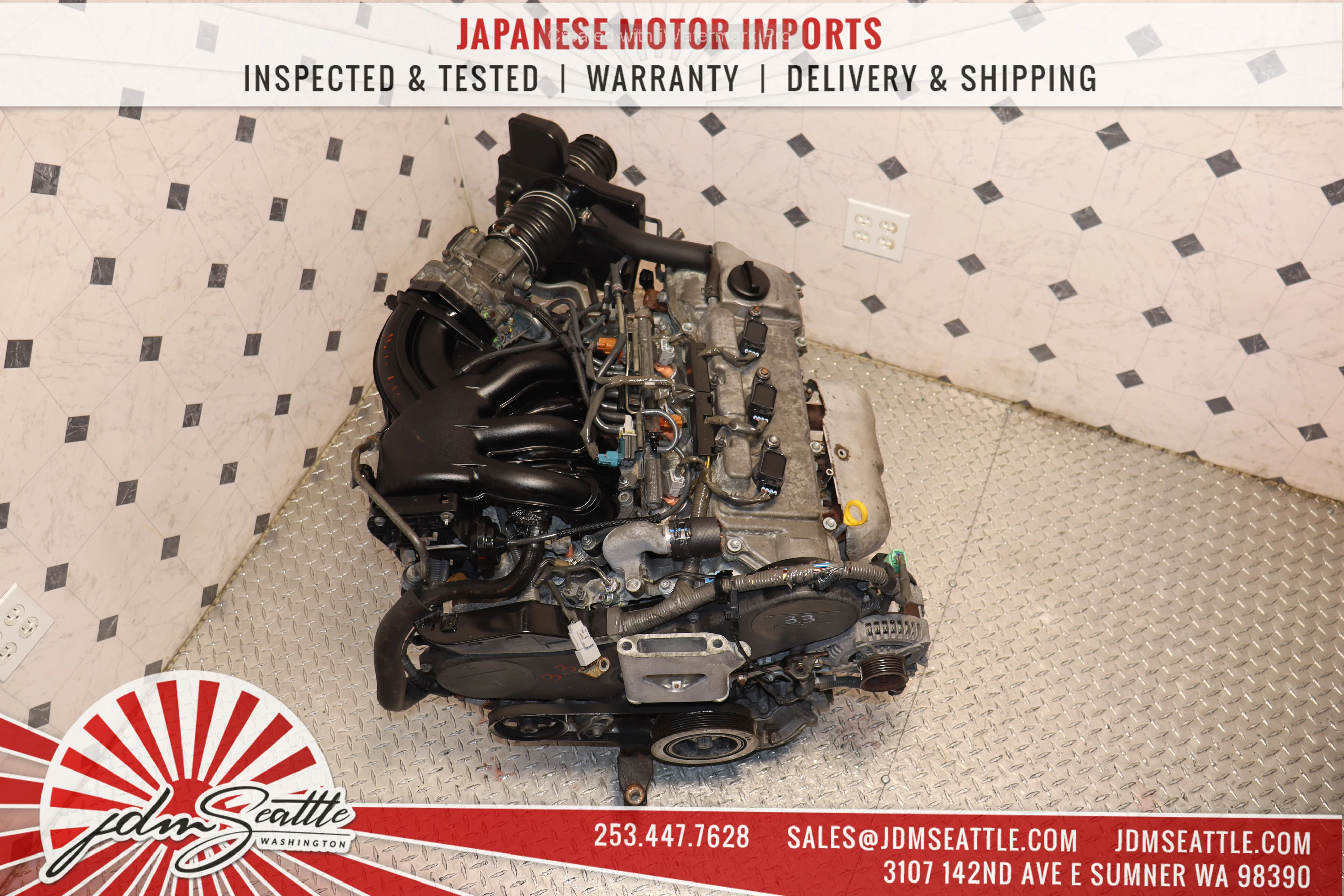 JDM 3MZ-FE 04-06 SIENNA 04-07 HIGHLANDER 04-06 LEXUS RX330 3.3L AWD ENGINE 3MZ - Image 4