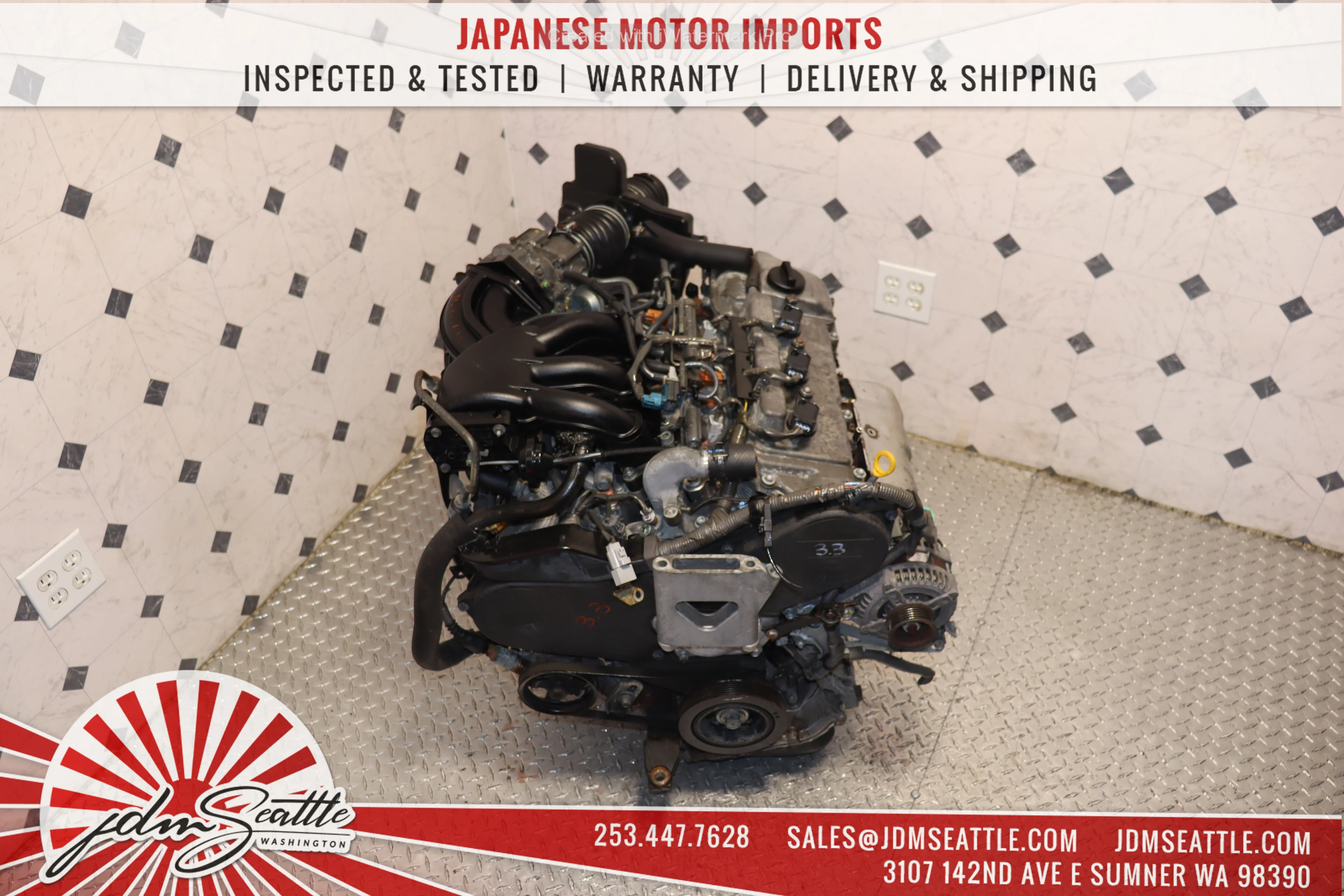 JDM 3MZ-FE 04-06 SIENNA 04-07 HIGHLANDER 04-06 LEXUS RX330 3.3L AWD ENGINE 3MZ - Image 5