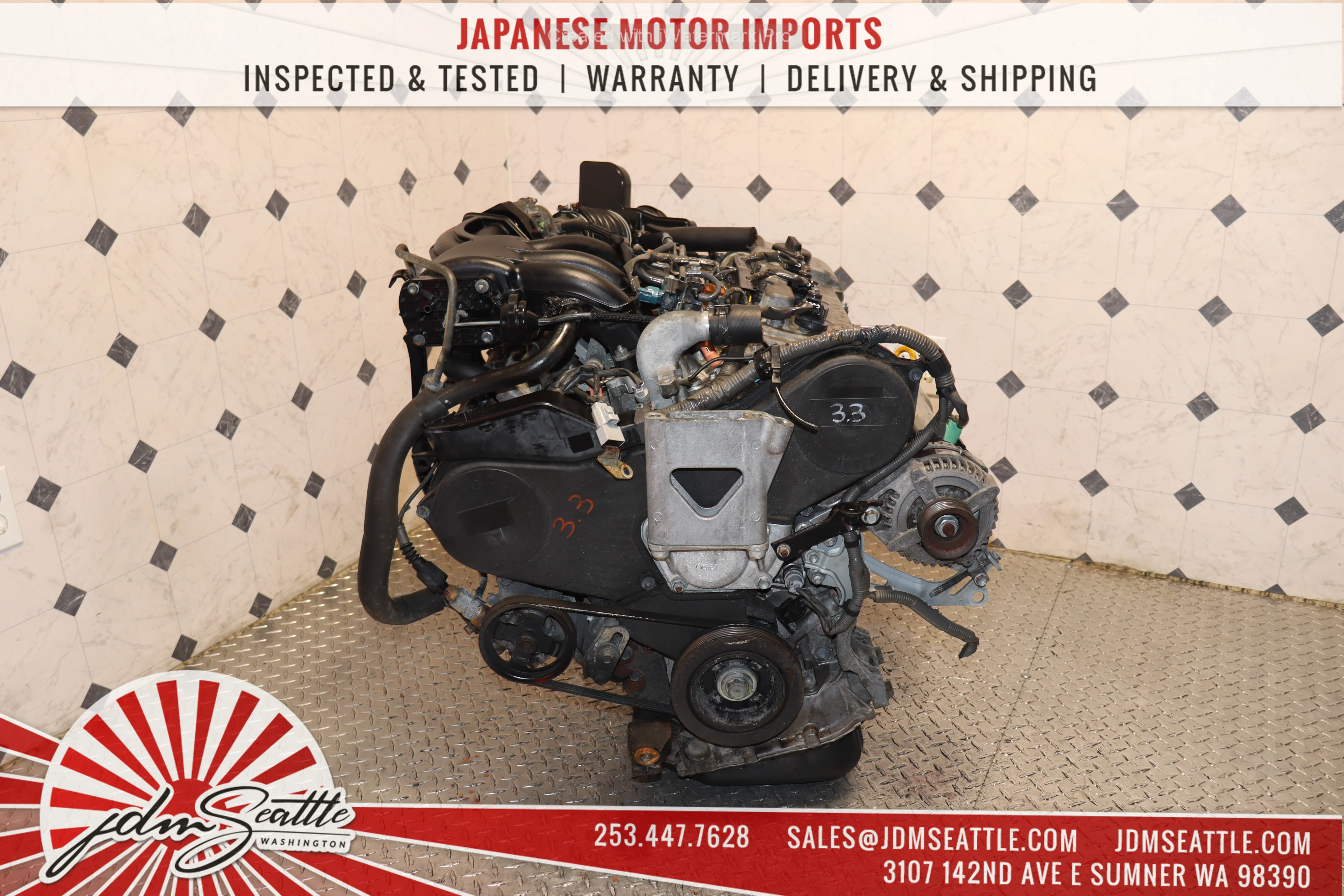 JDM 3MZ-FE 04-06 SIENNA 04-07 HIGHLANDER 04-06 LEXUS RX330 3.3L AWD ENGINE 3MZ - Image 6