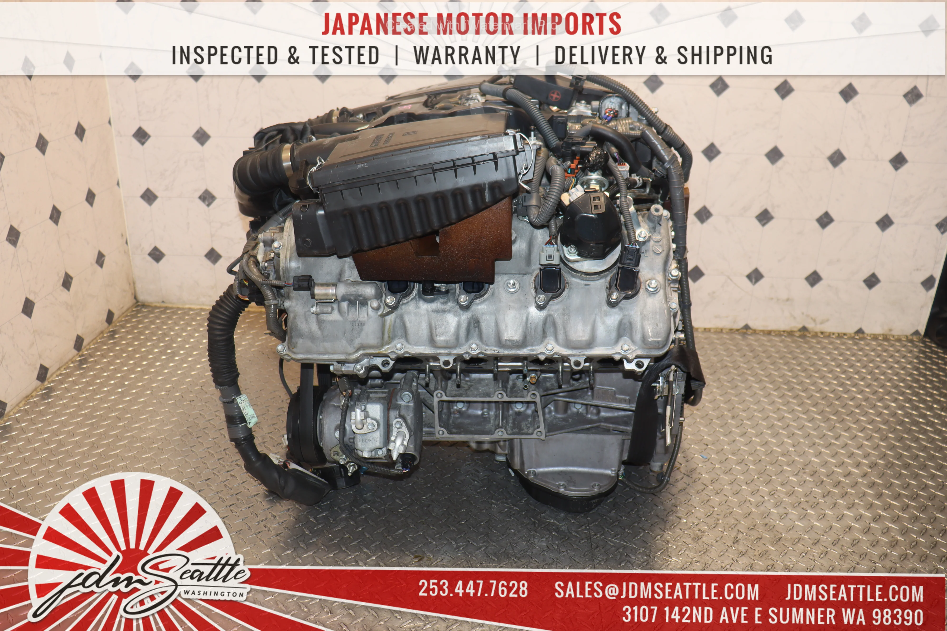 Lexus LS460 GS460 4.6L V8 DOHC VVTi Engine JDM 1UR-FSE - Image 12