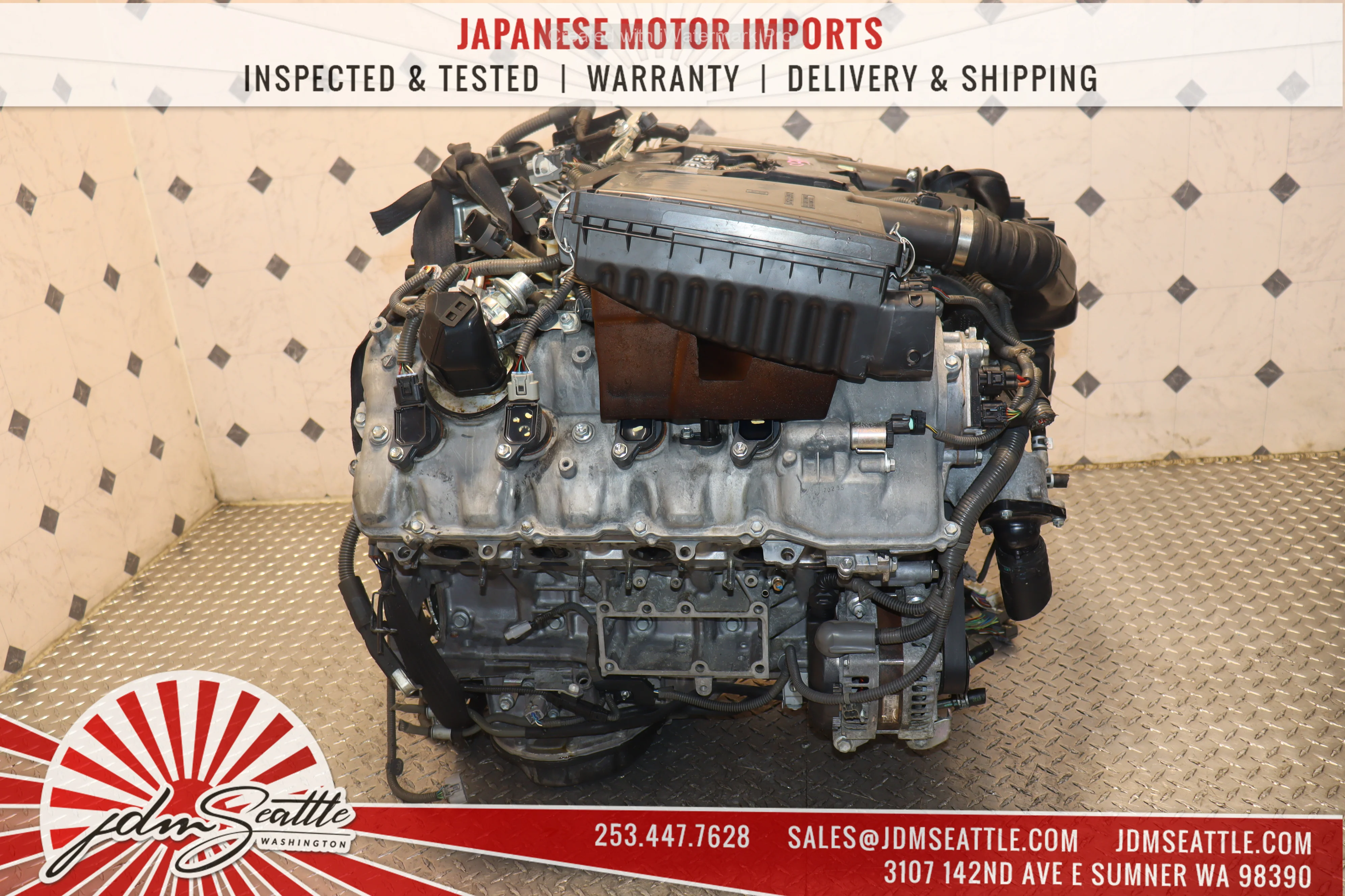 Lexus LS460 GS460 4.6L V8 DOHC VVTi Engine JDM 1UR-FSE - Image 6
