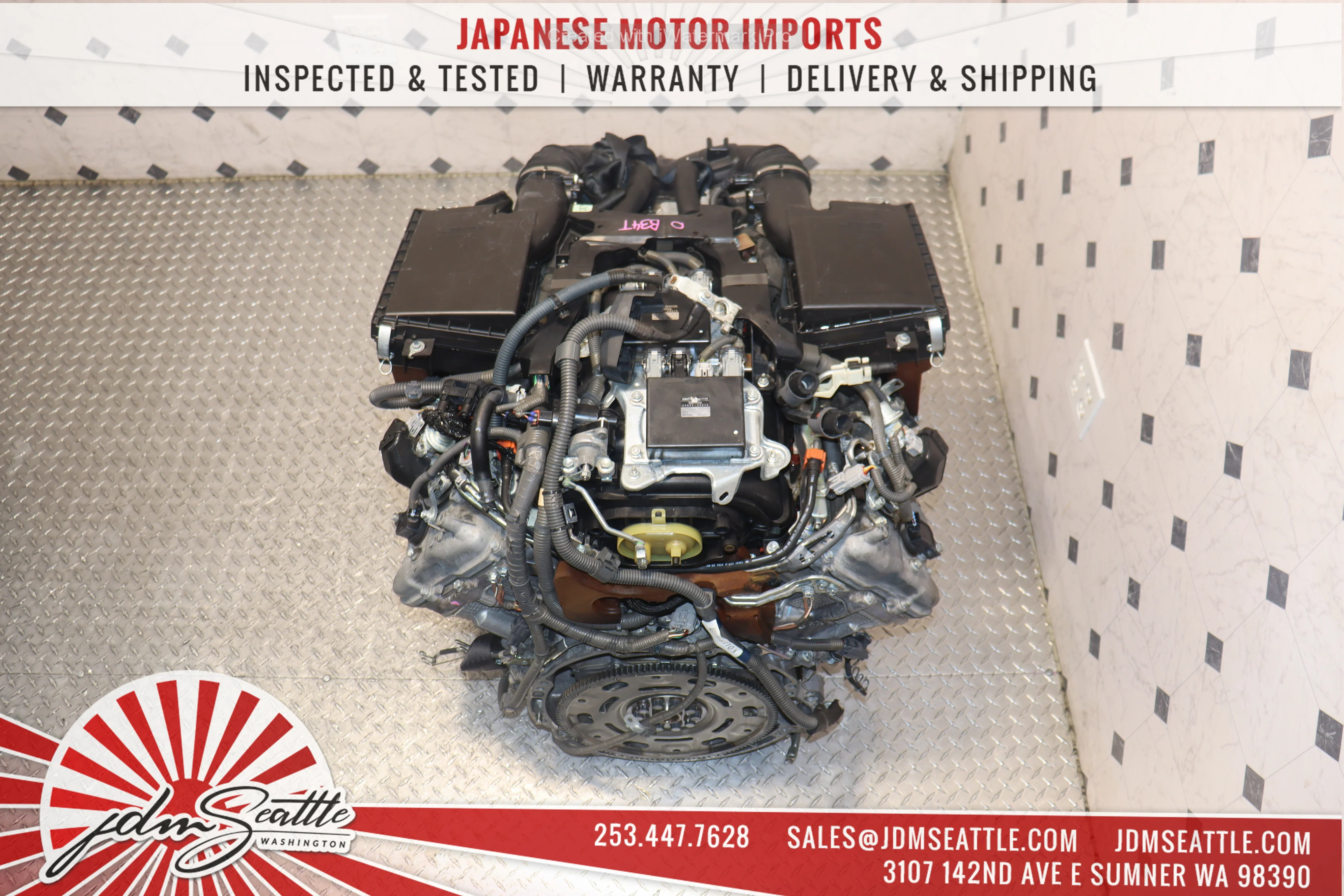 Lexus LS460 GS460 4.6L V8 DOHC VVTi Engine JDM 1UR-FSE - Image 7