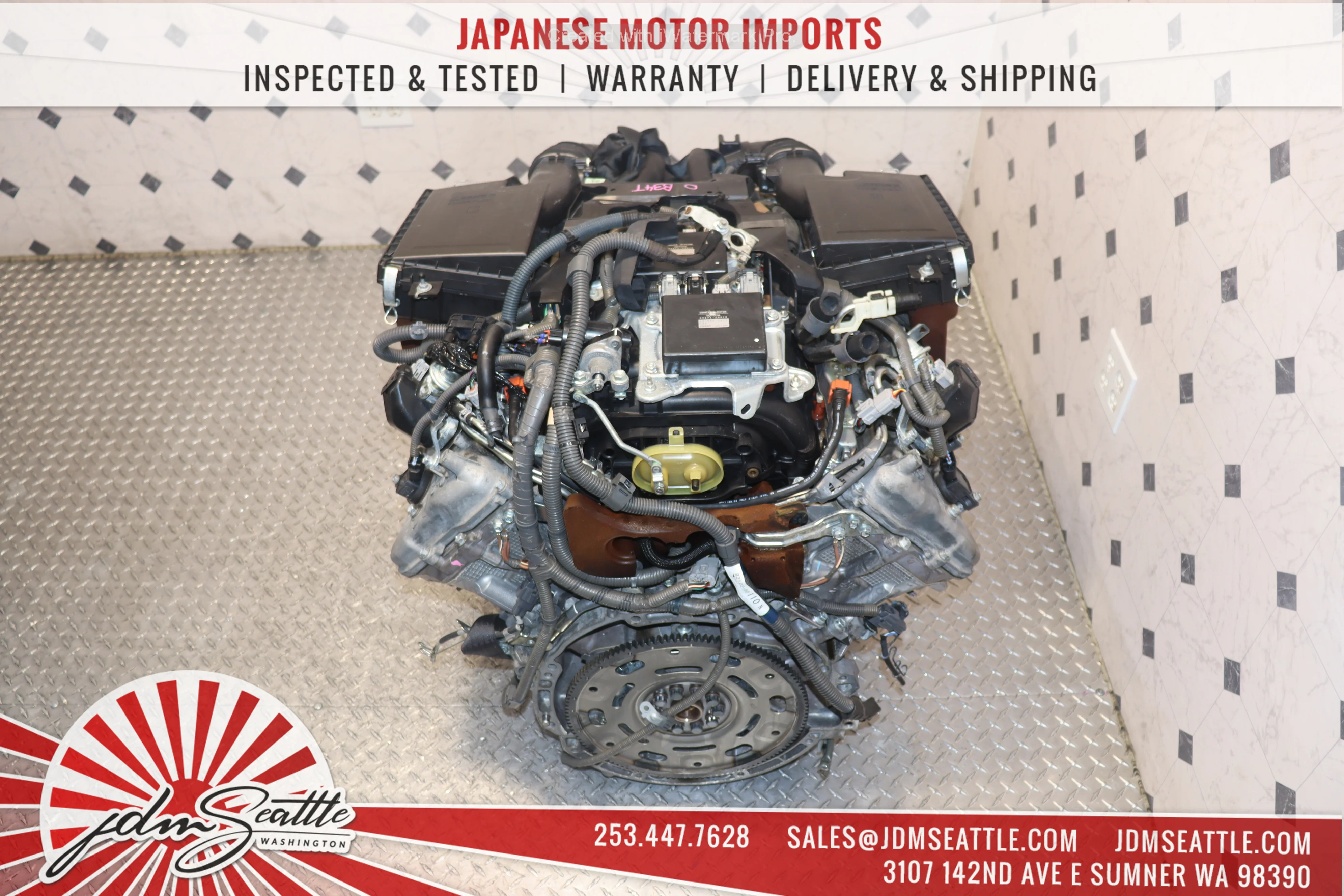 Lexus LS460 GS460 4.6L V8 DOHC VVTi Engine JDM 1UR-FSE - Image 8