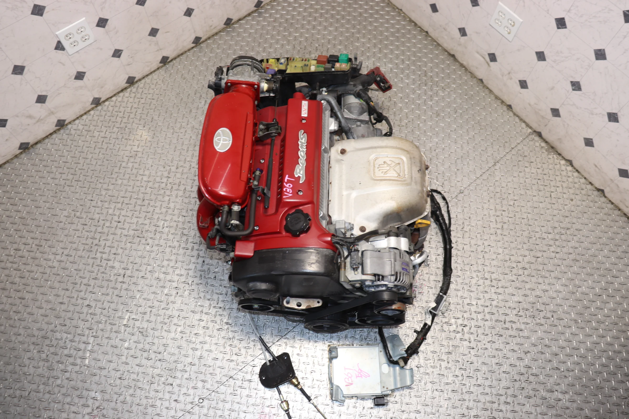 Toyota Celica SS-III ST202 3S-GE BEAMS Red Top 2.0L VVTi Engine & 5 Speed Manual Transmission Swap JDM - Image 5