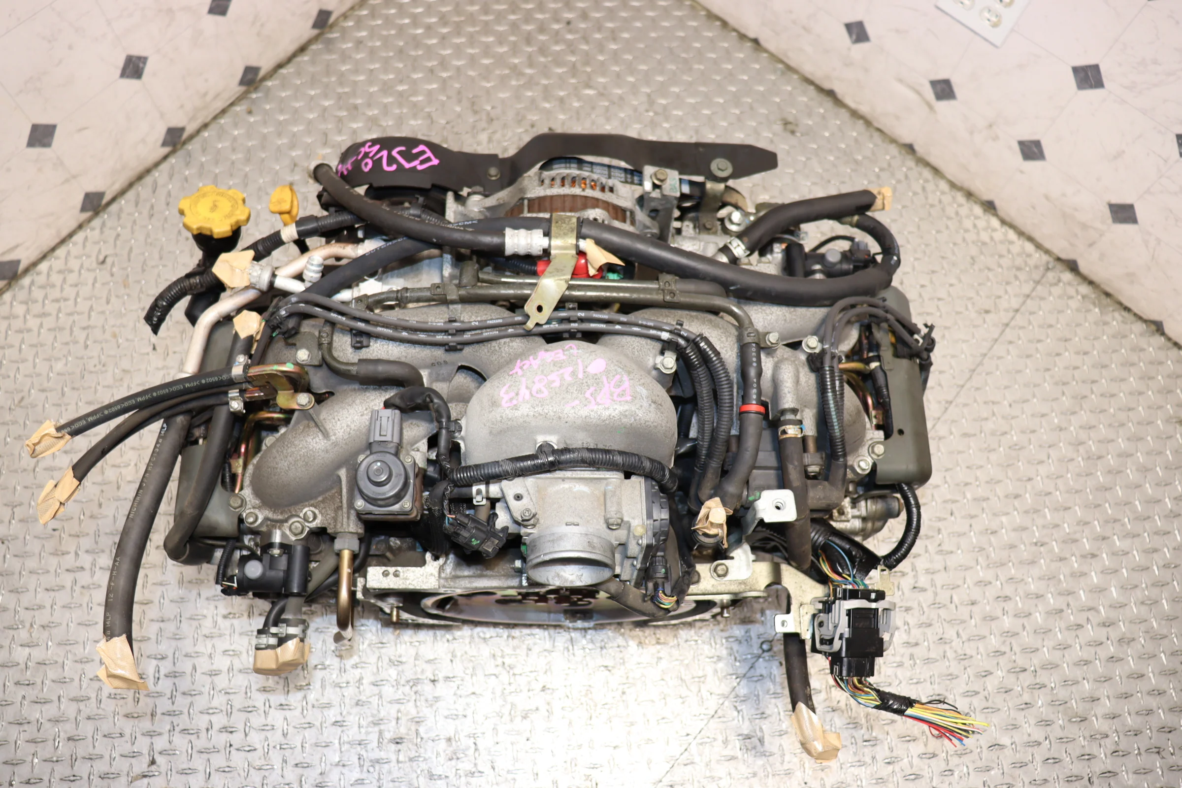 1999-2005 Subaru Legacy EJ20 JDM Engine | 2.0L SOHC Flat 4-Cylinder Boxer Motor - Image 7