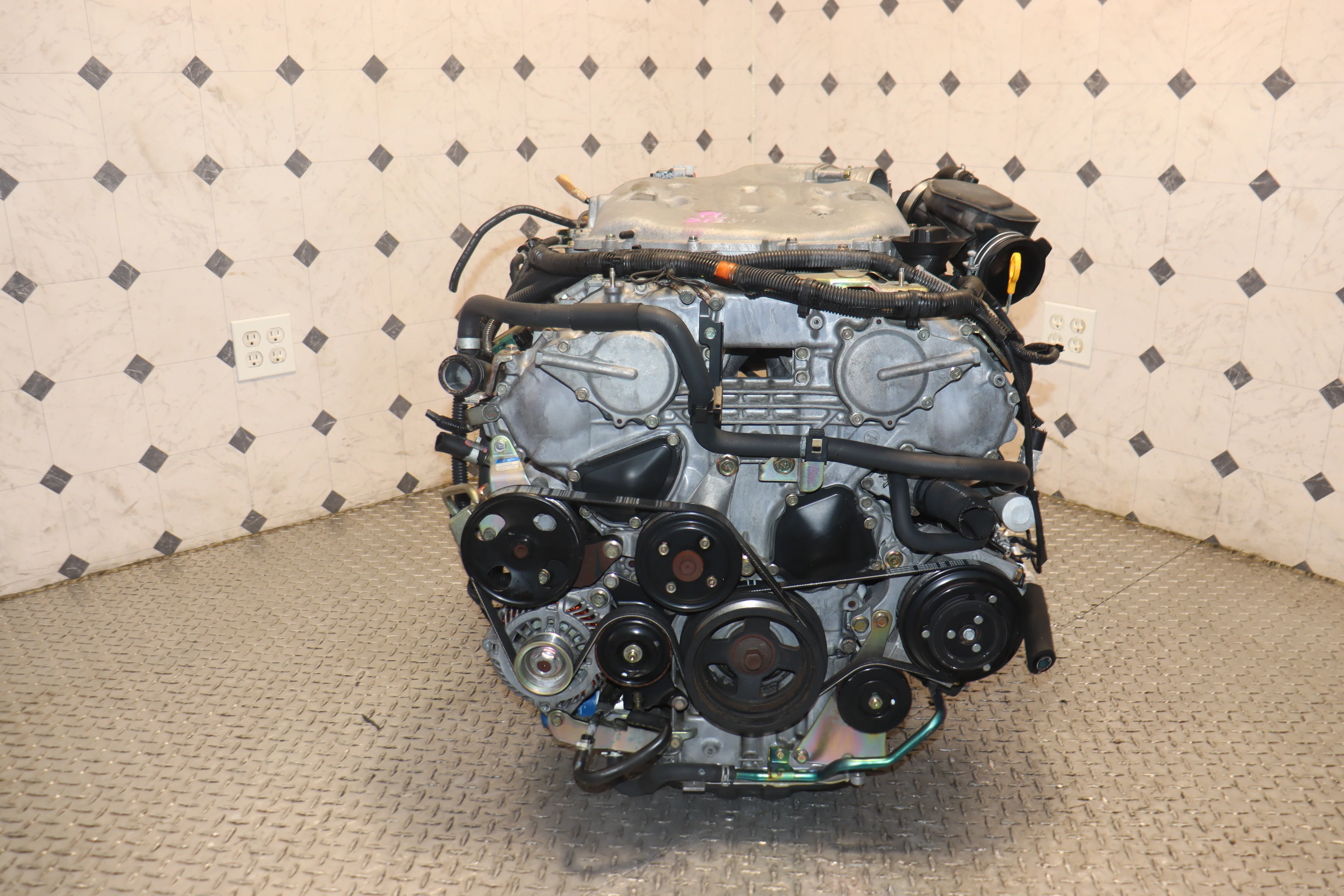 2003 2004 2005 Infiniti G35 3.5L V6 DOHC Non-Revup Engine JDM VQ35DE - Image 9