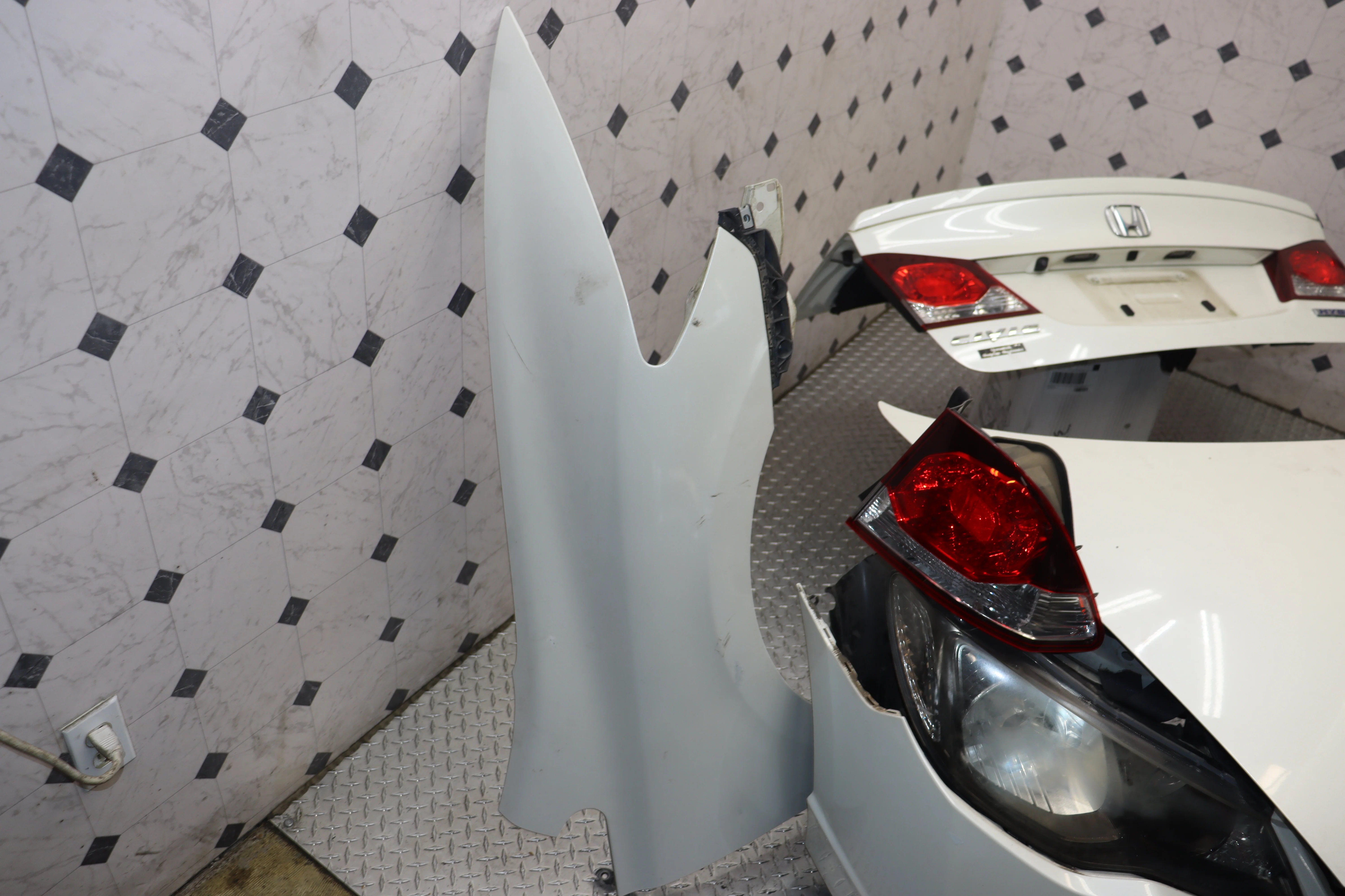 2006 2007 2008 2009 2010 Honda Civic FD3 Front End Nose Cut Conversion Assembly JDM OEM - Image 7