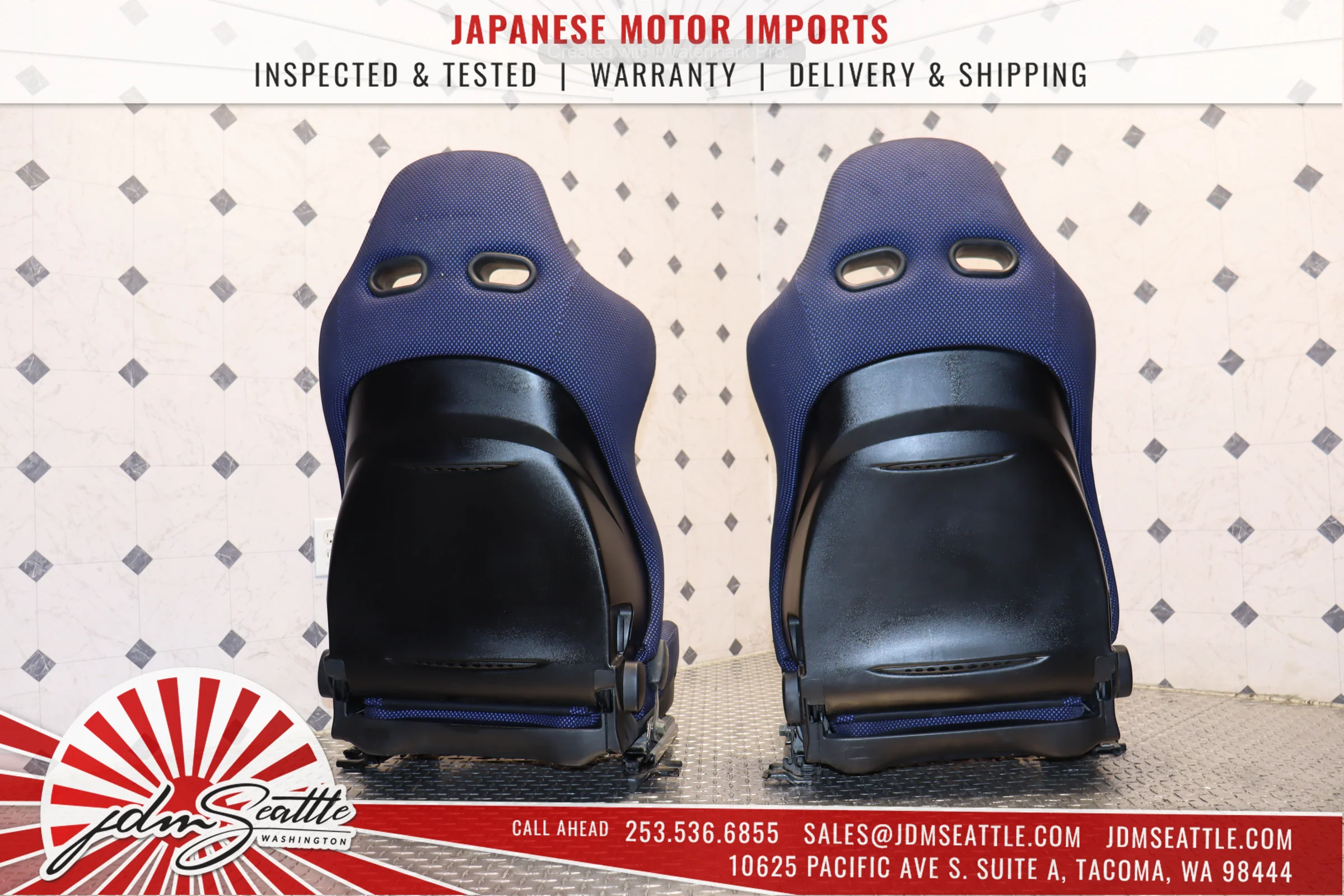 JDM 1998 MITSUBISHI EVOLUTION V FRONT & REAR RECARO SEAT SET OEM EVO 5 - Image 12
