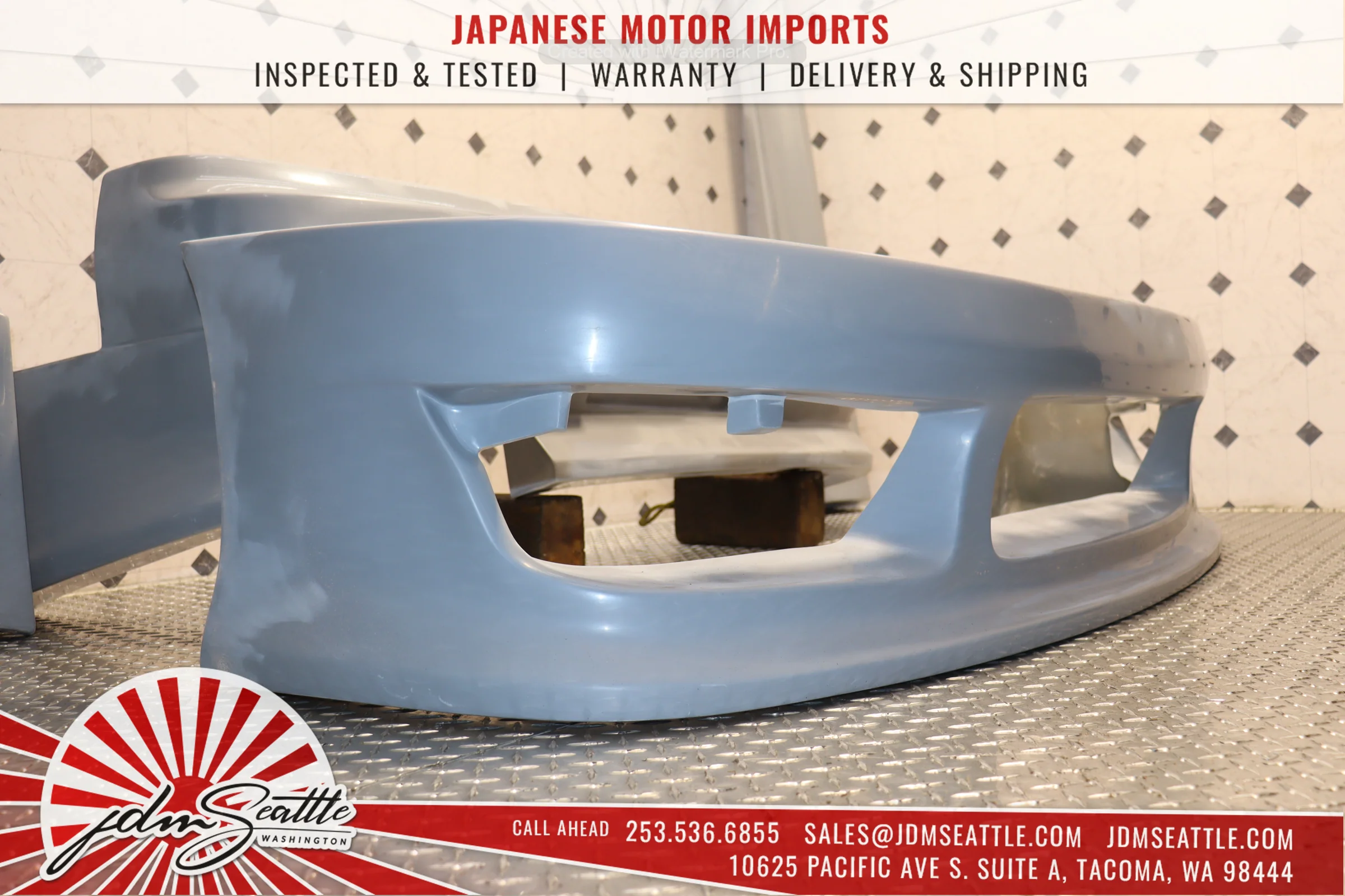 JDM 94-98 NISSAN SILVIA S14 KOUKI BODY KIT FRONT/REAR BUMPER & SIDE SKIRTS VERTEX STYLE - Image 4