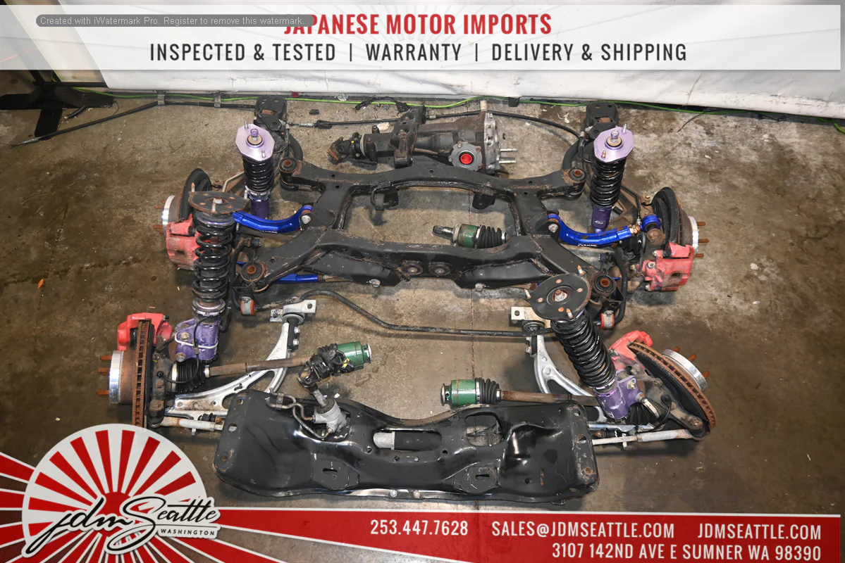 JDM 02-05 SUBARU FORESTER COMPLETE FRONT AND REAR SUBFRAME WITH COMPONETS AND DIFFERENCIAL - Image 2