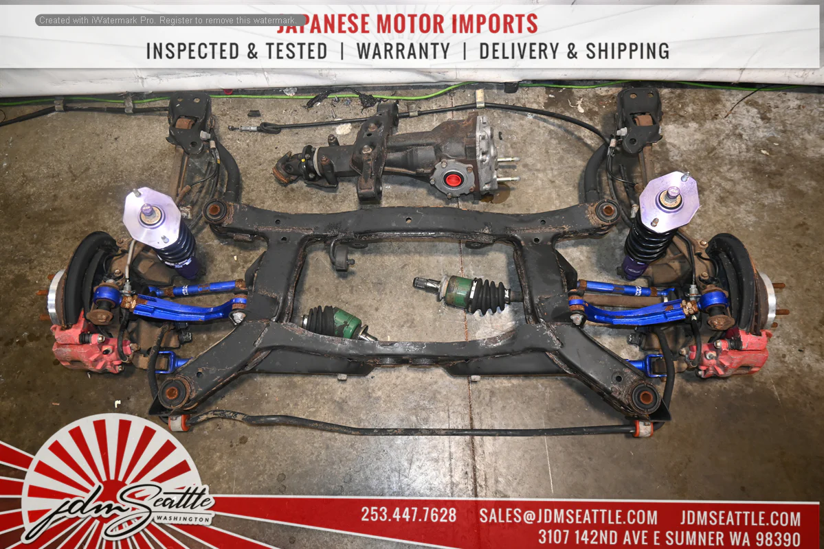 JDM 02-05 SUBARU FORESTER COMPLETE FRONT AND REAR SUBFRAME WITH COMPONETS AND DIFFERENCIAL - Image 3
