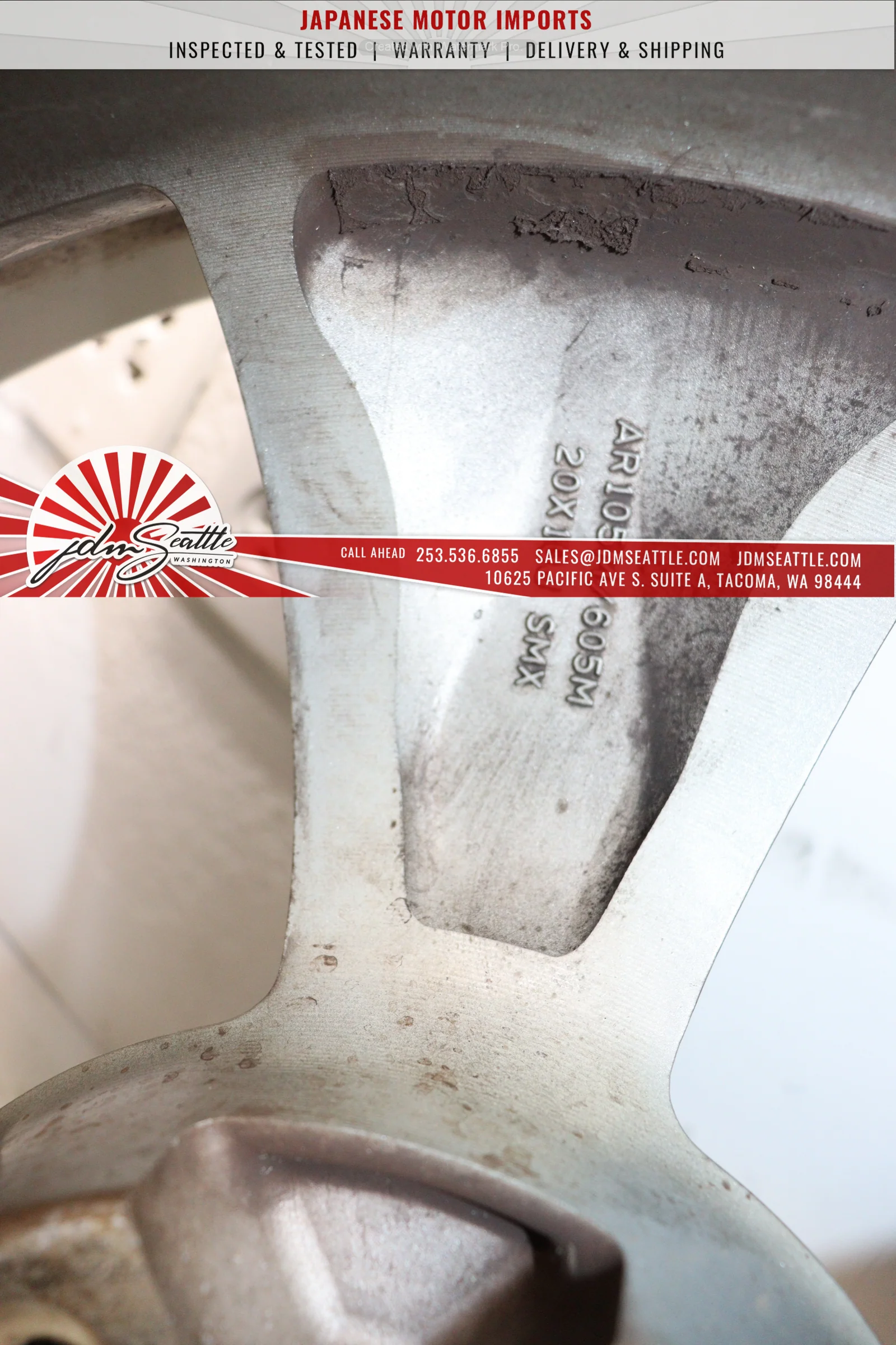 JDM 03-05 350Z FRONT AND REAR TIRES/RIMS 245/35/ZR20 / 27530/ZR20 20/9/10J OFFSET - Image 16