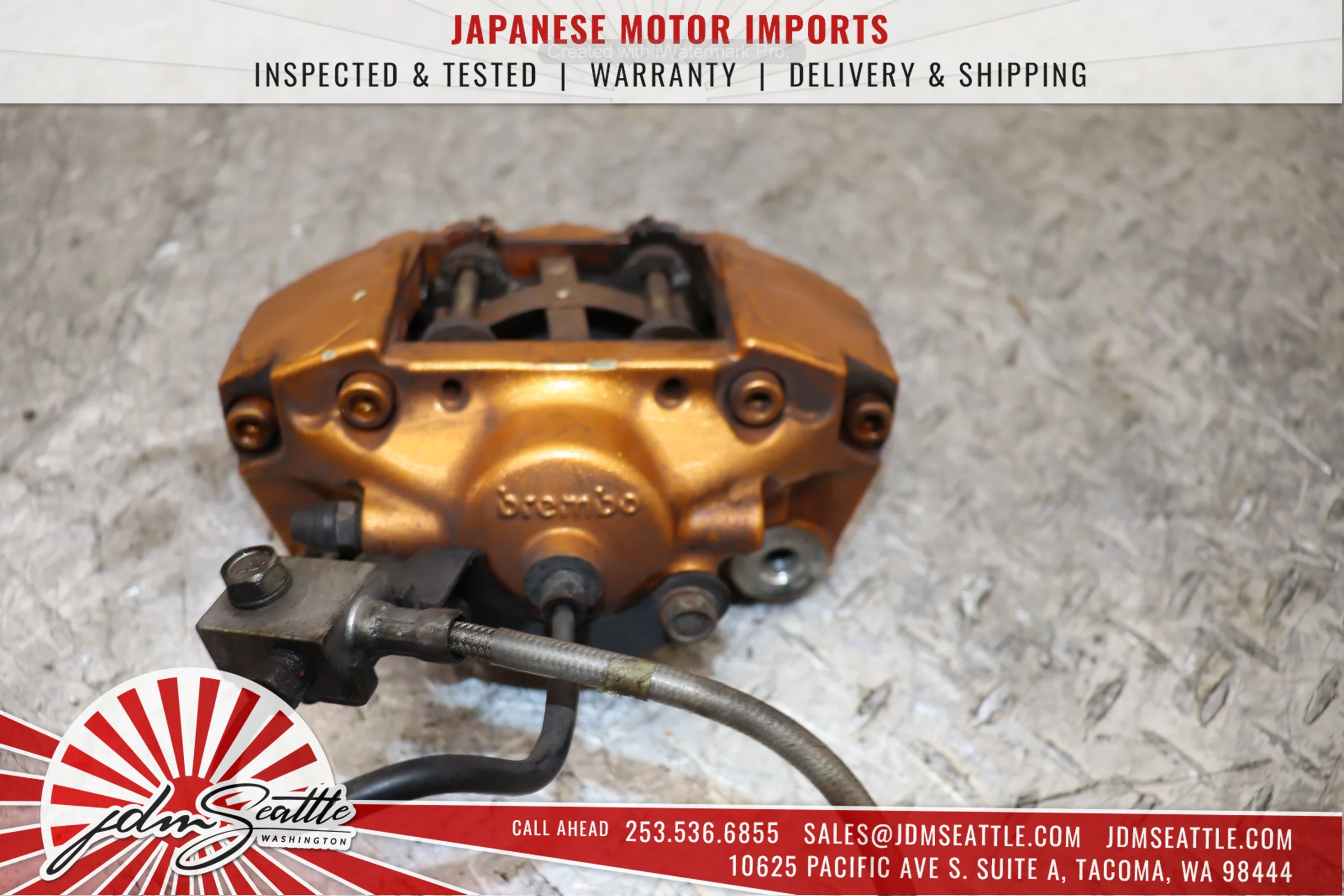 JDM 03-05 NISSAN 350Z Z33 GOLD BREMBO BRAKE CALIPERS FRONT AND REAR - Image 13
