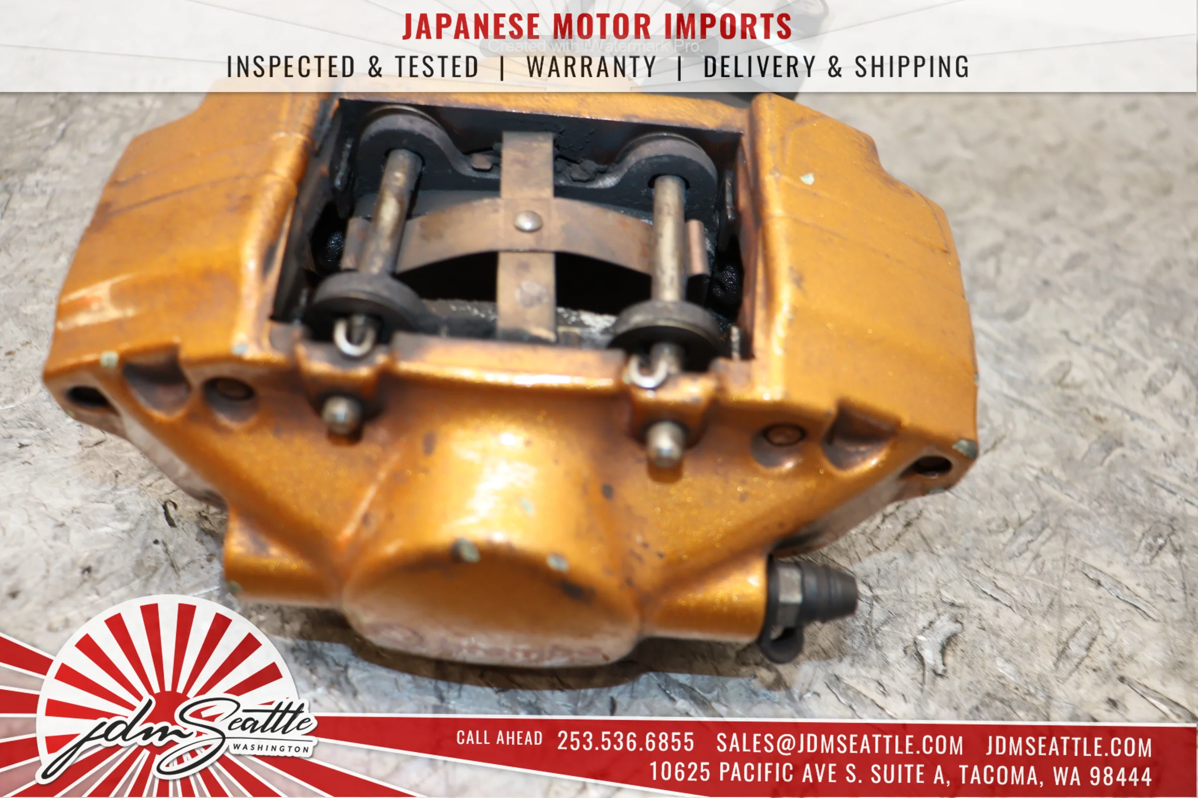 JDM 03-05 NISSAN 350Z Z33 GOLD BREMBO BRAKE CALIPERS FRONT AND REAR - Image 14