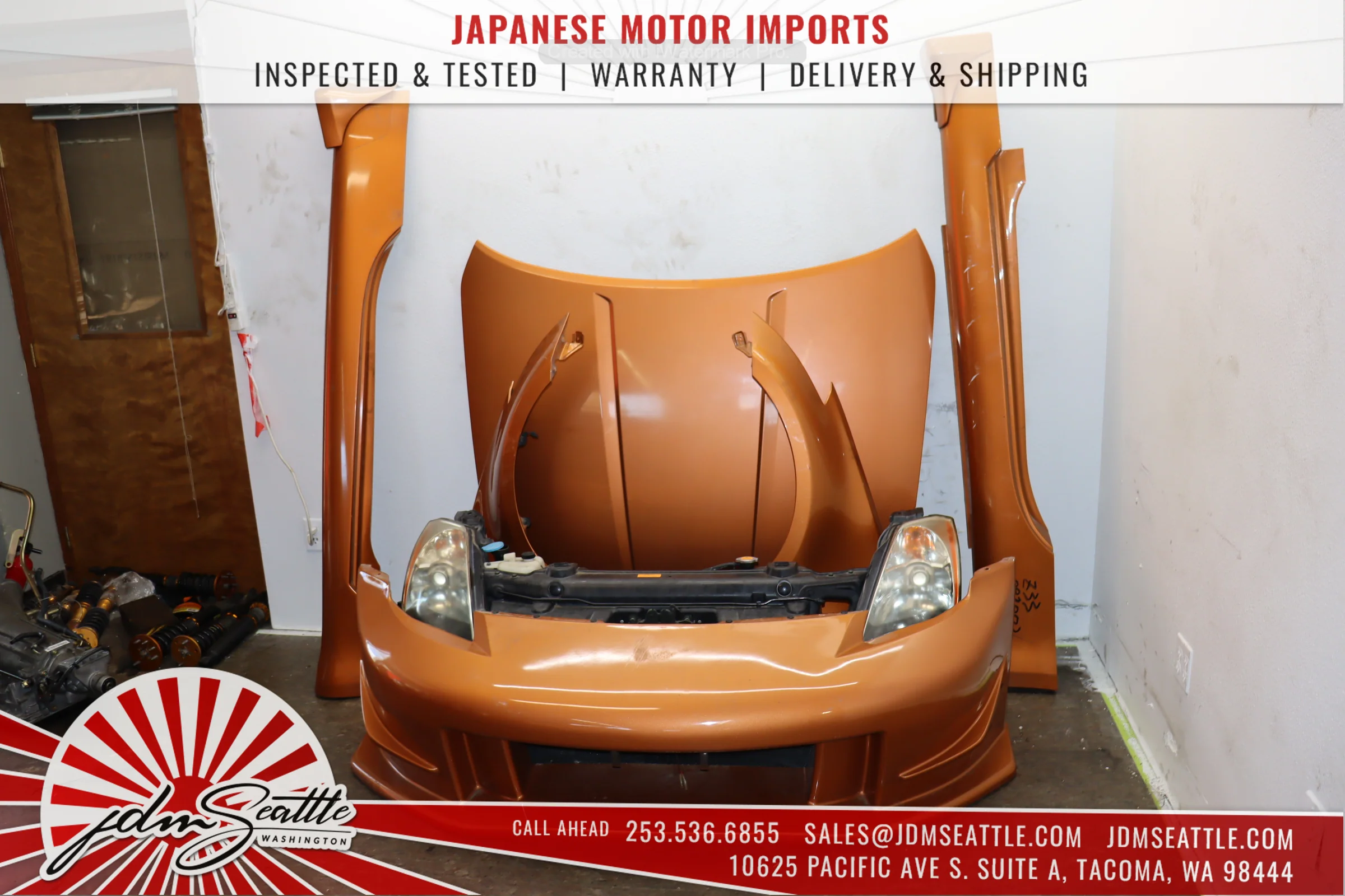 2003-2005 Nissan 350Z Z33 Complete JDM Front End Conversion & Body Kit - Image 3