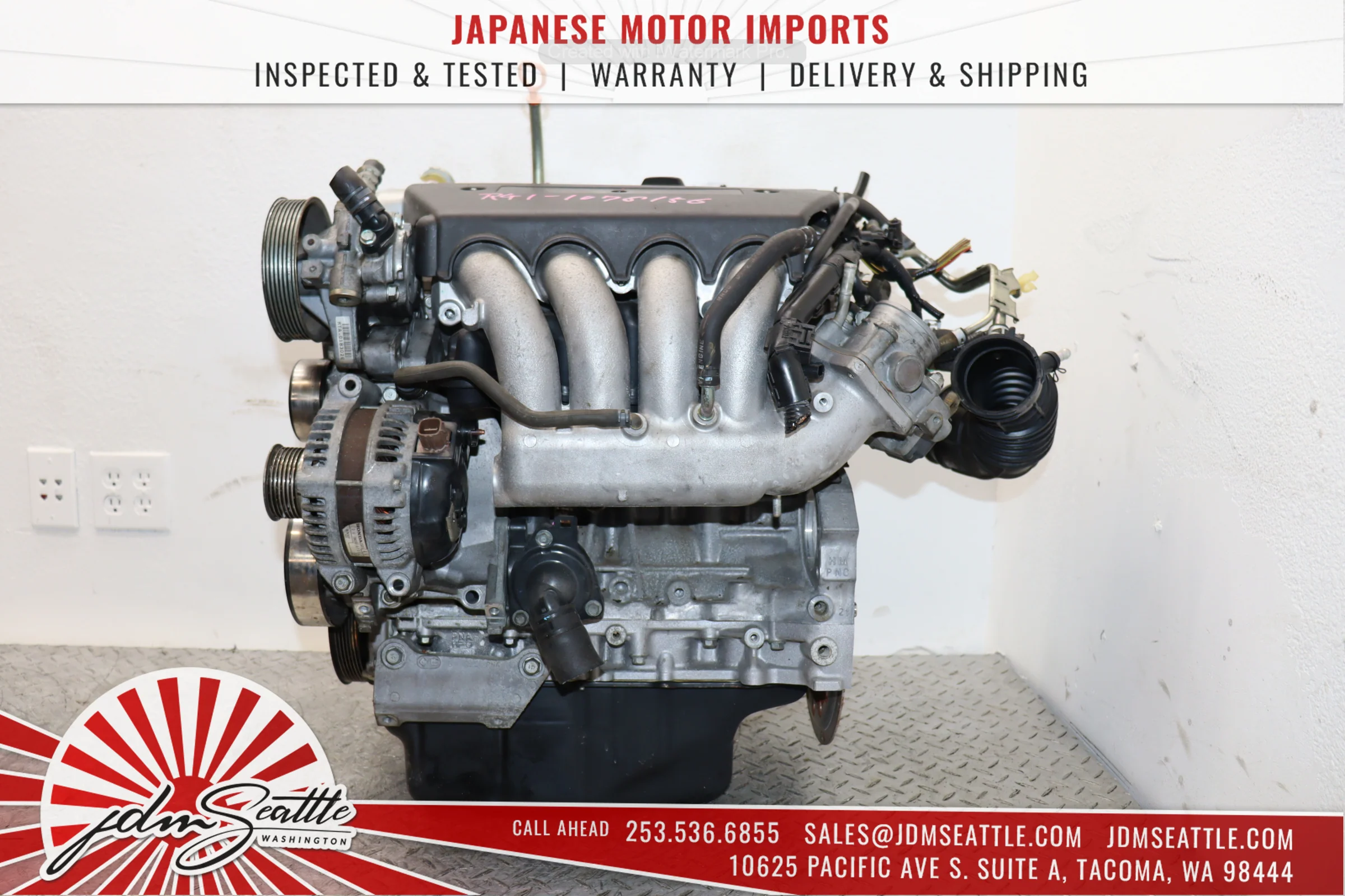JDM K20A 06-10 ACURA RSX BASE ENGINE 2.0L DOHC VTEC MOTOR 03 04 05 - Image 3
