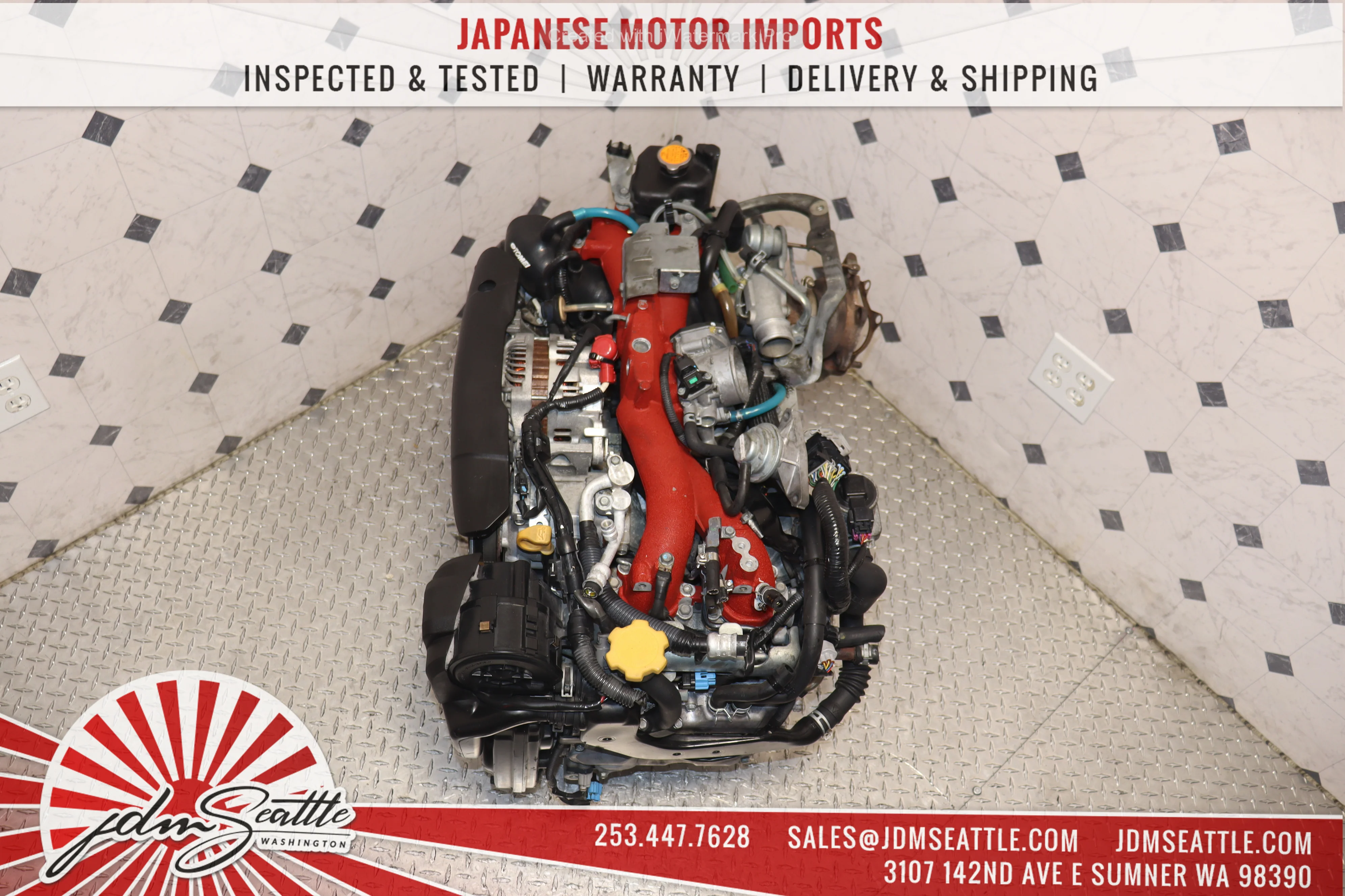2015 2016 2017 2018 2019 2020 2021 Subaru WRX STI 2.5L DOHC Turbo AVCS Engine JDM EJ257 V10 - Image 4