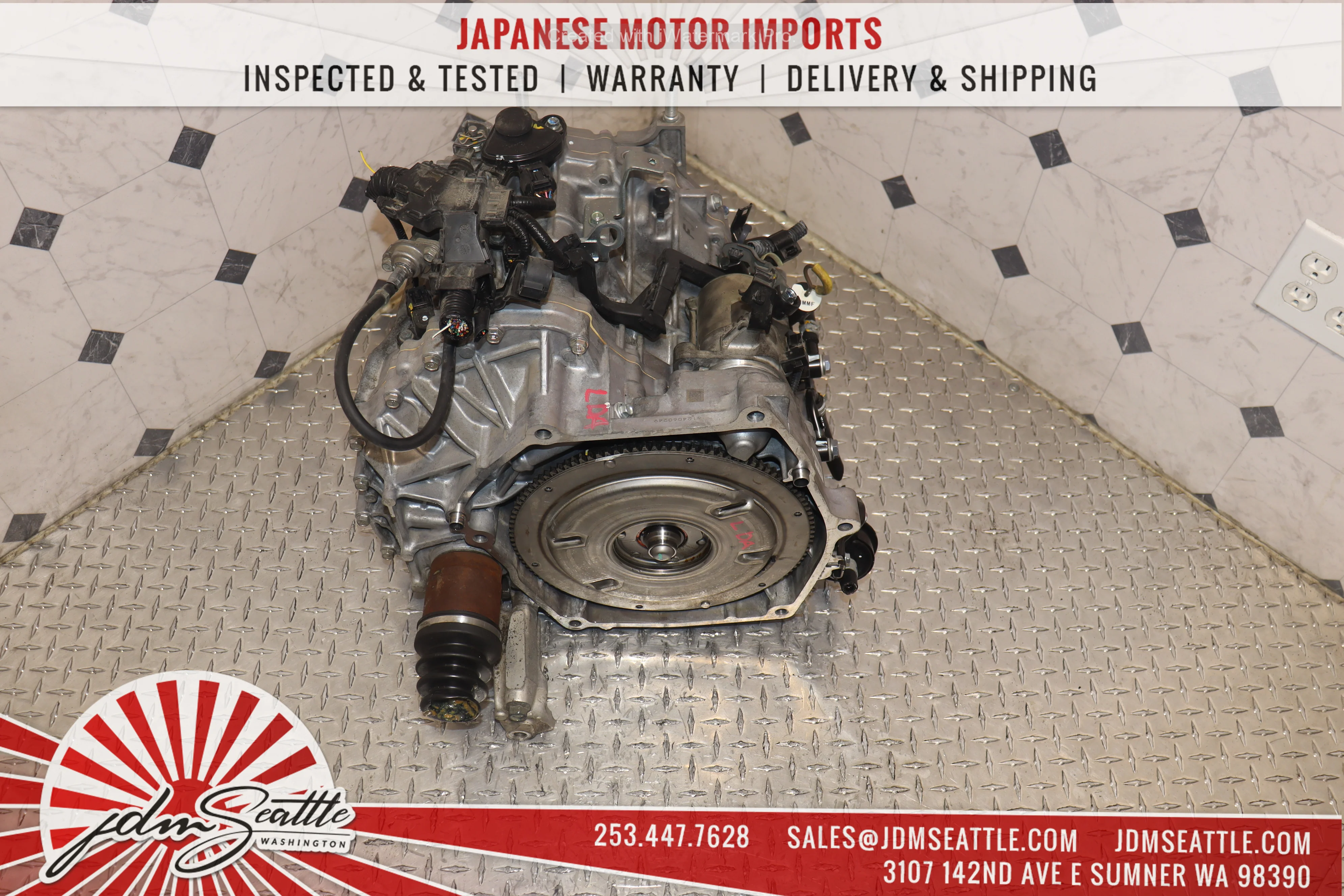 JDM 10-11 HONDA INSIGHT HYBRID CVT AUTOMATIC TRANSMISSION LDA MF6 - Image 3