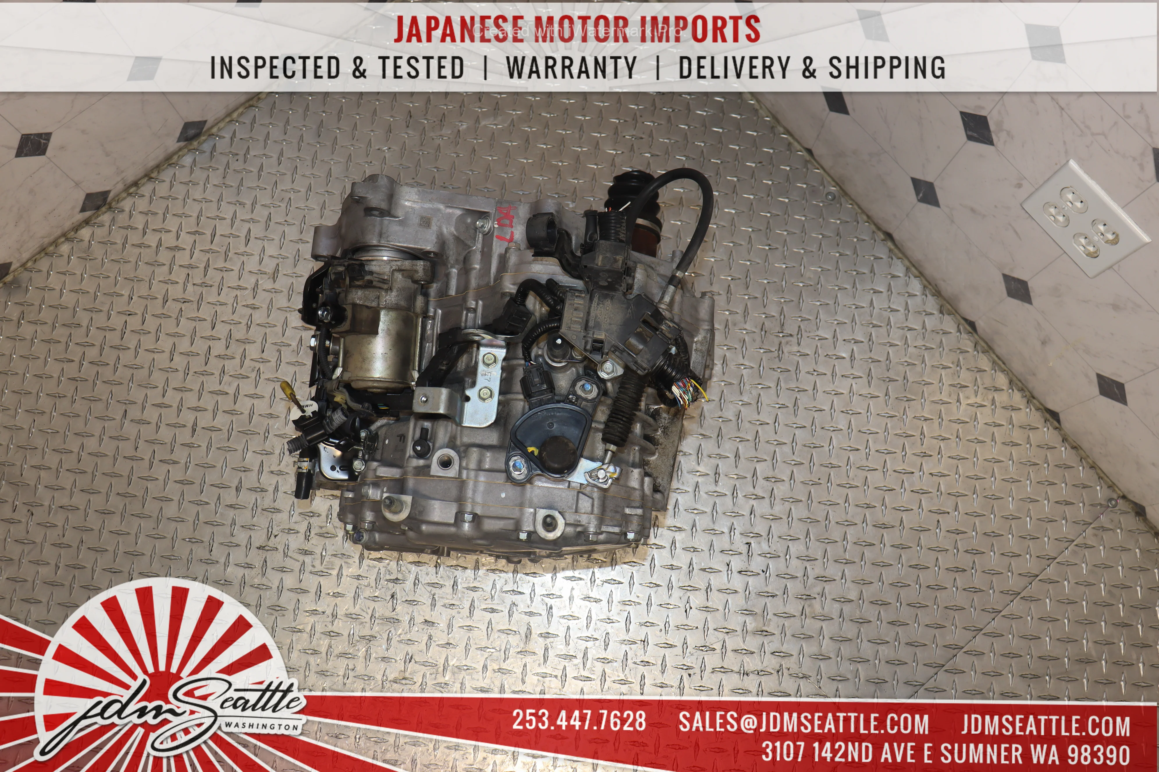 JDM 10-11 HONDA INSIGHT HYBRID CVT AUTOMATIC TRANSMISSION LDA MF6 - Image 7