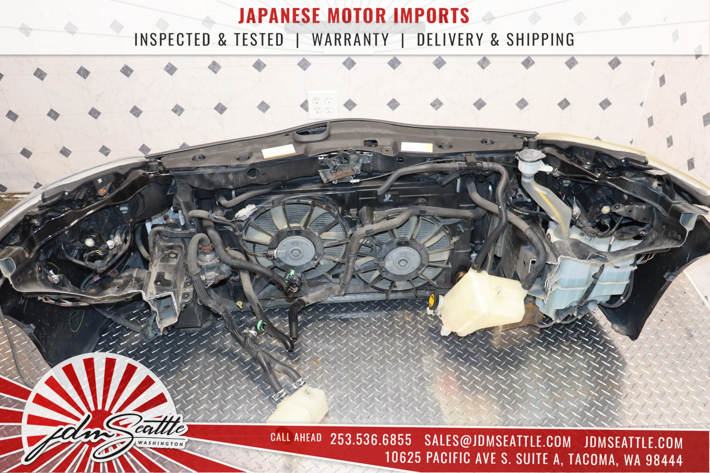2010 2011 2012 2013 2014 2015 Toyota Prius ZVW30 Black Front End Nose Cut Conversion Kit JDM OEM - Image 5