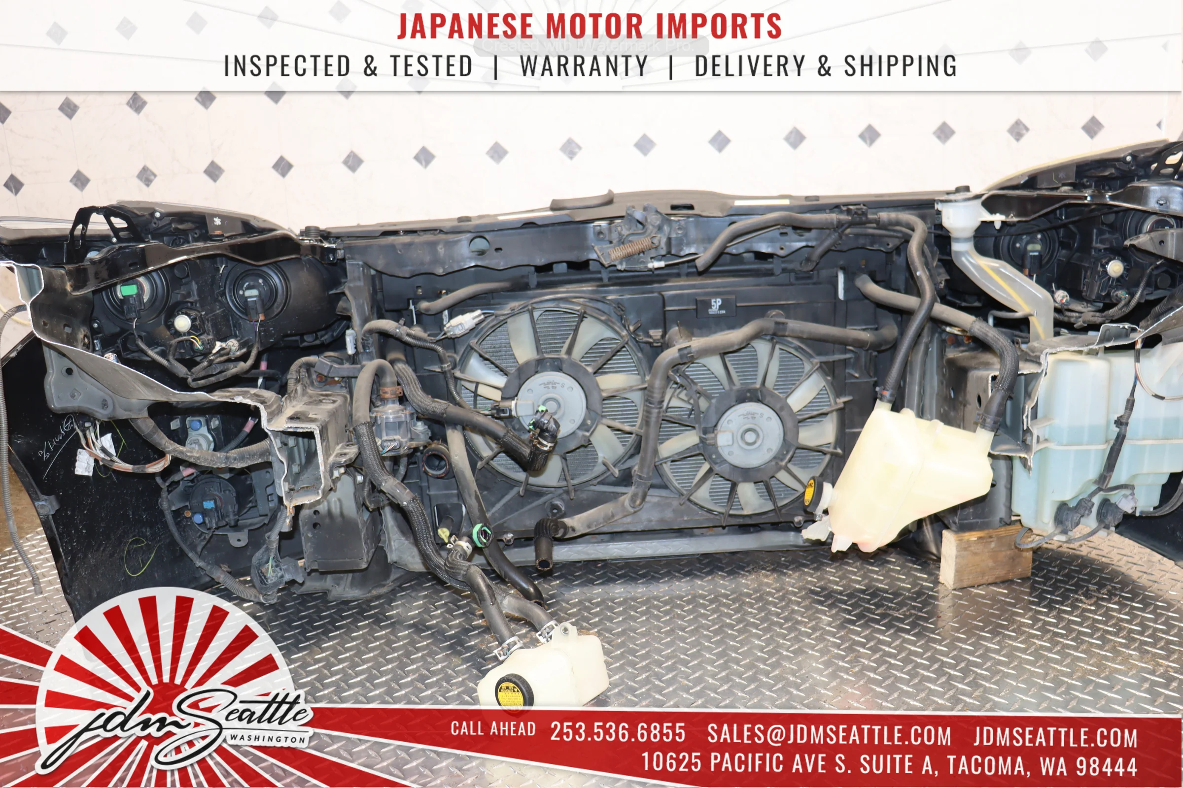 2010 2011 2012 2013 2014 2015 Toyota Prius ZVW30 Black Front End Nose Cut Conversion Kit JDM OEM - Image 6
