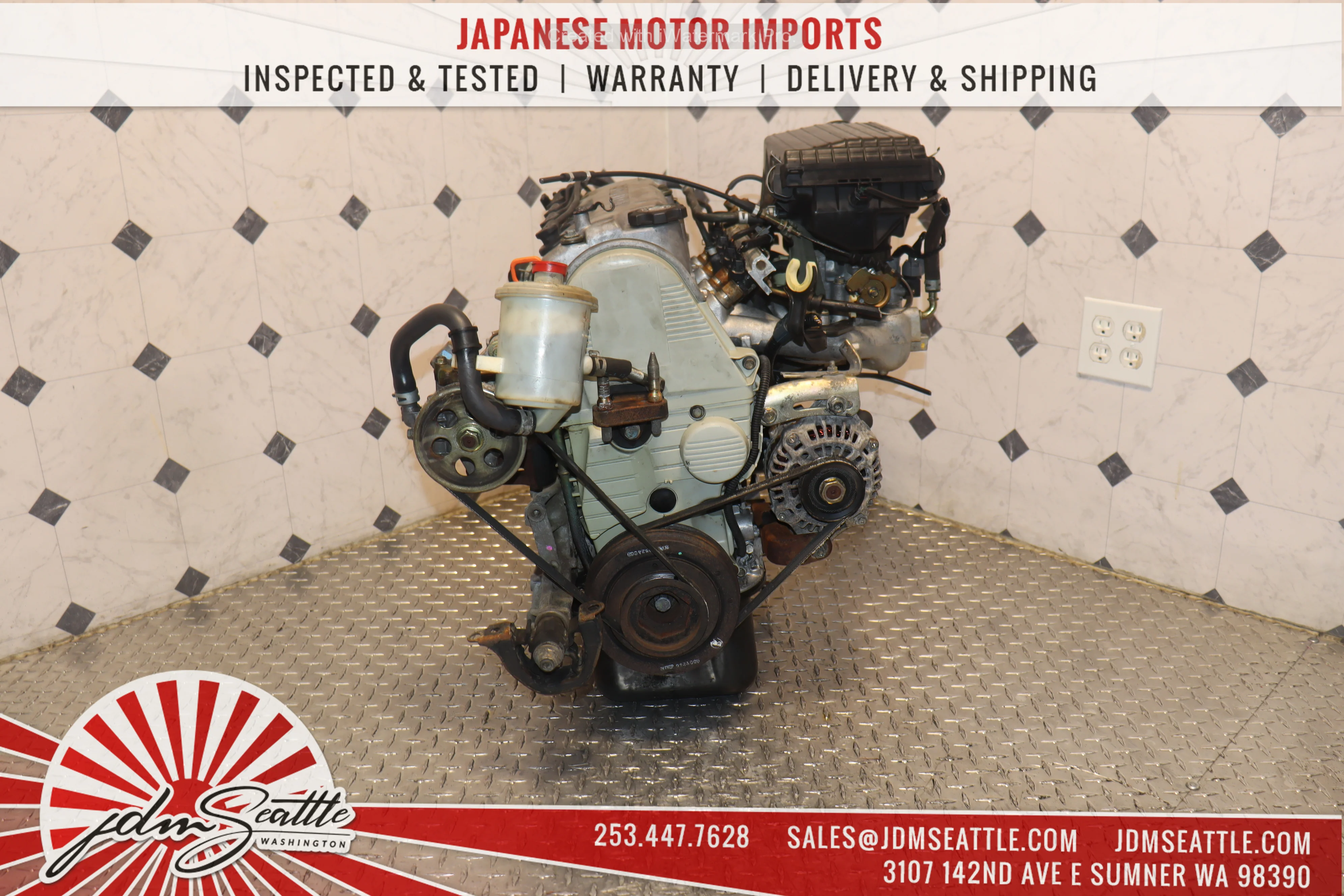 JDM 1996-2000 D16A NON-VTEC ENGINE 1.6 LITRE - Image 6