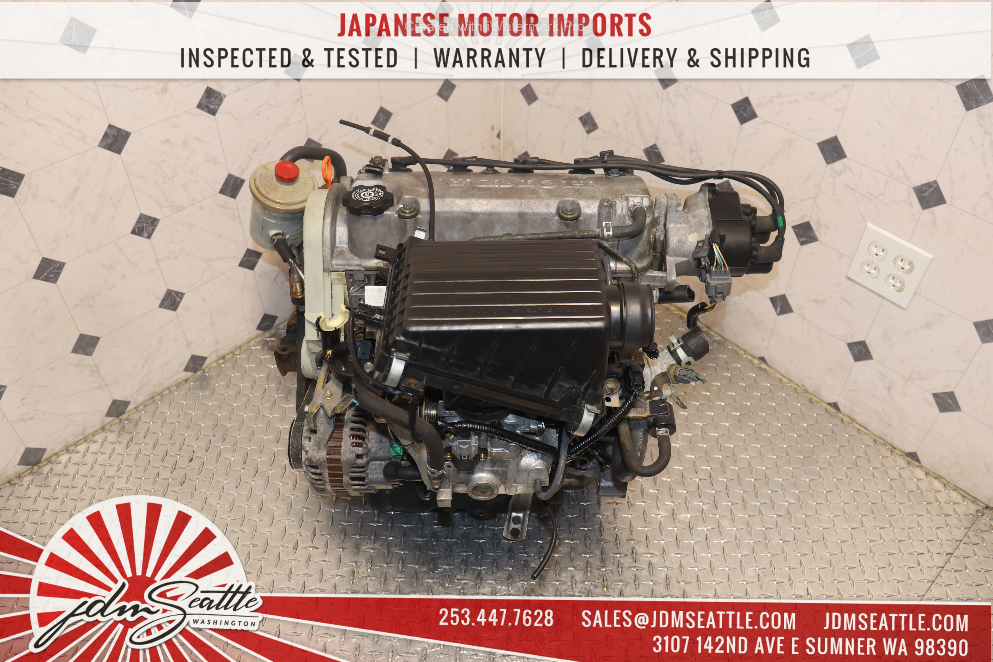 JDM 1996-2000 D16A NON-VTEC ENGINE 1.6 LITRE - Image 8