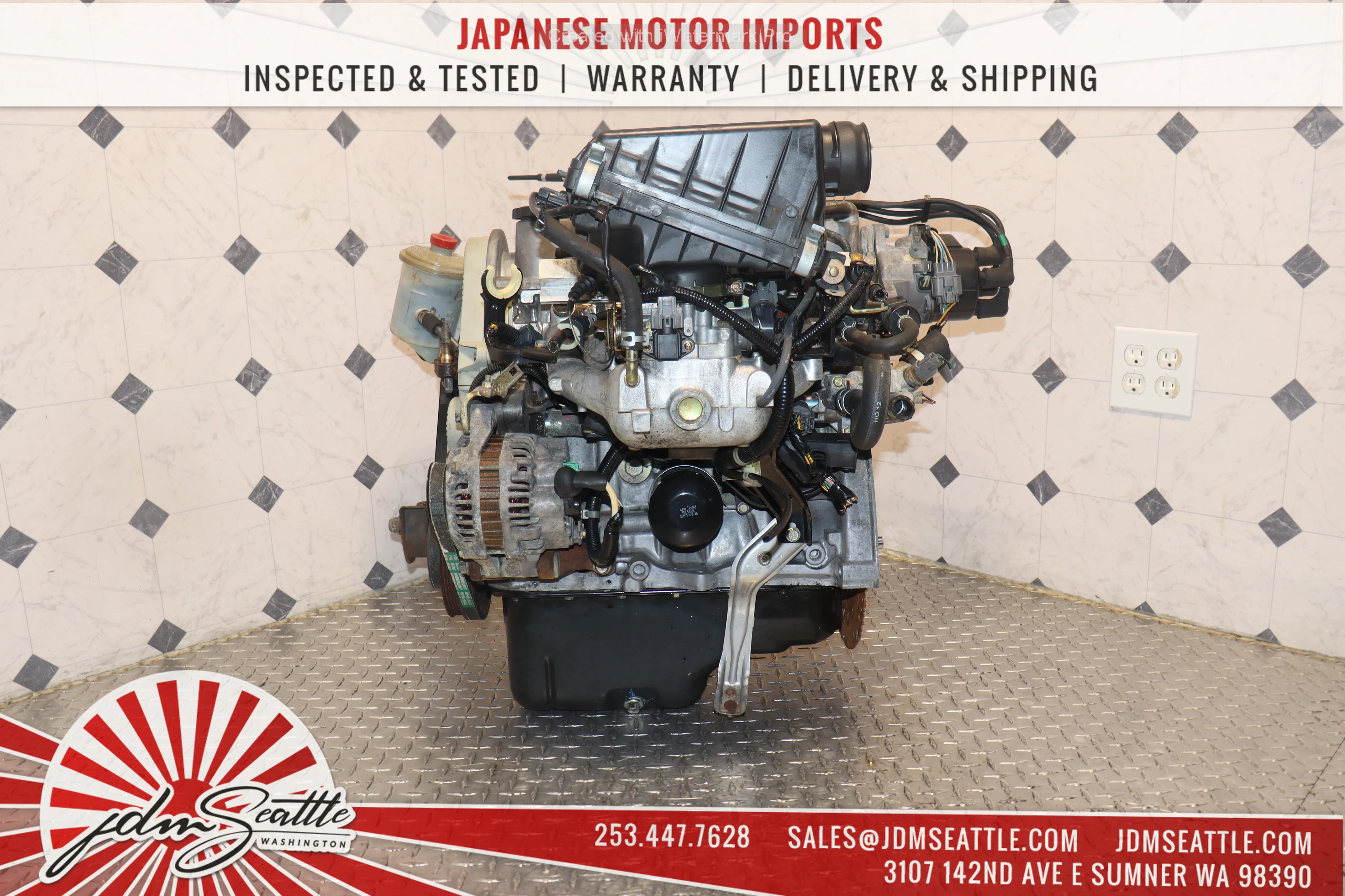 JDM 1996-2000 D16A NON-VTEC ENGINE 1.6 LITRE - Image 9