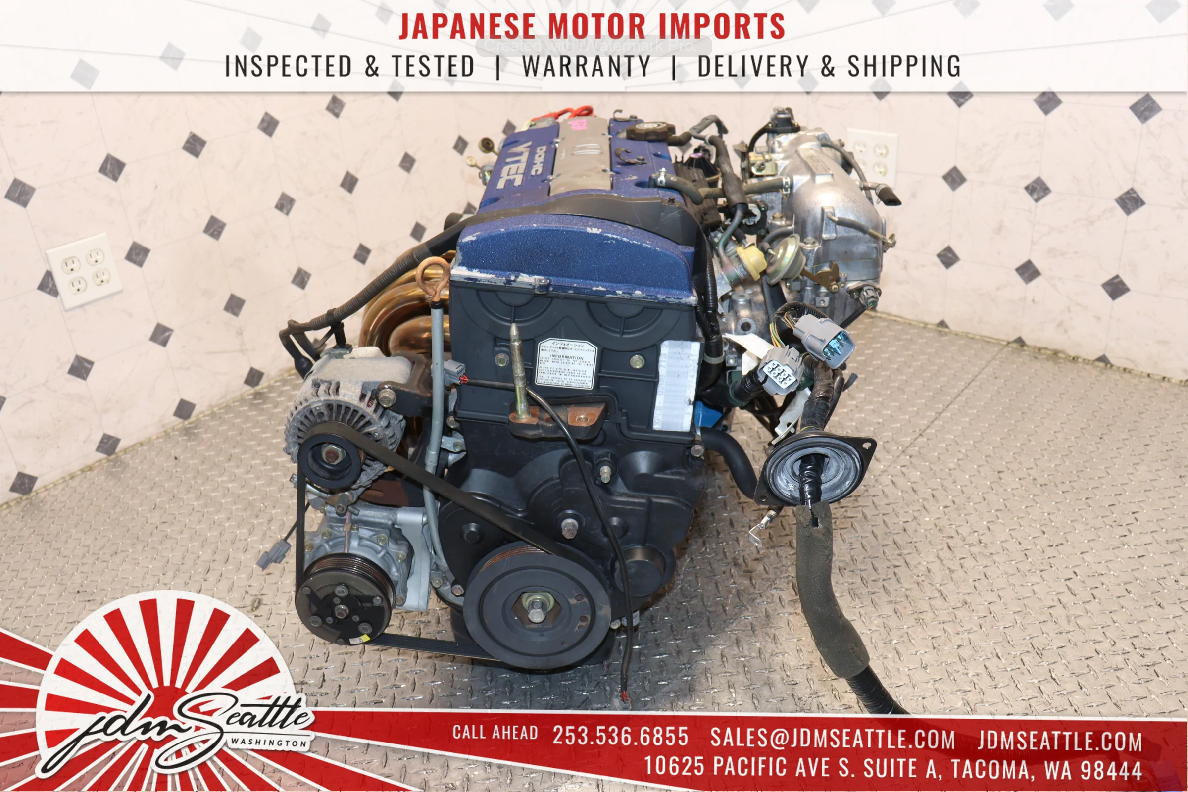 JDM 1997-2001 HONDA PRELUDE 2.0L F20B DOHC VTEC ENGINE & T2T4 5-SPEED LSD MANUAL TRAN - Image 12