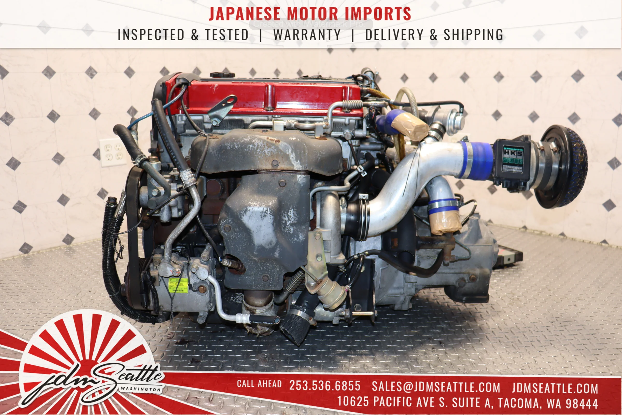 1996-2005 Mitsubishi Lancer Evolution 4G63T 2.0L JDM Twin Scroll Turbo Engine - Image 3