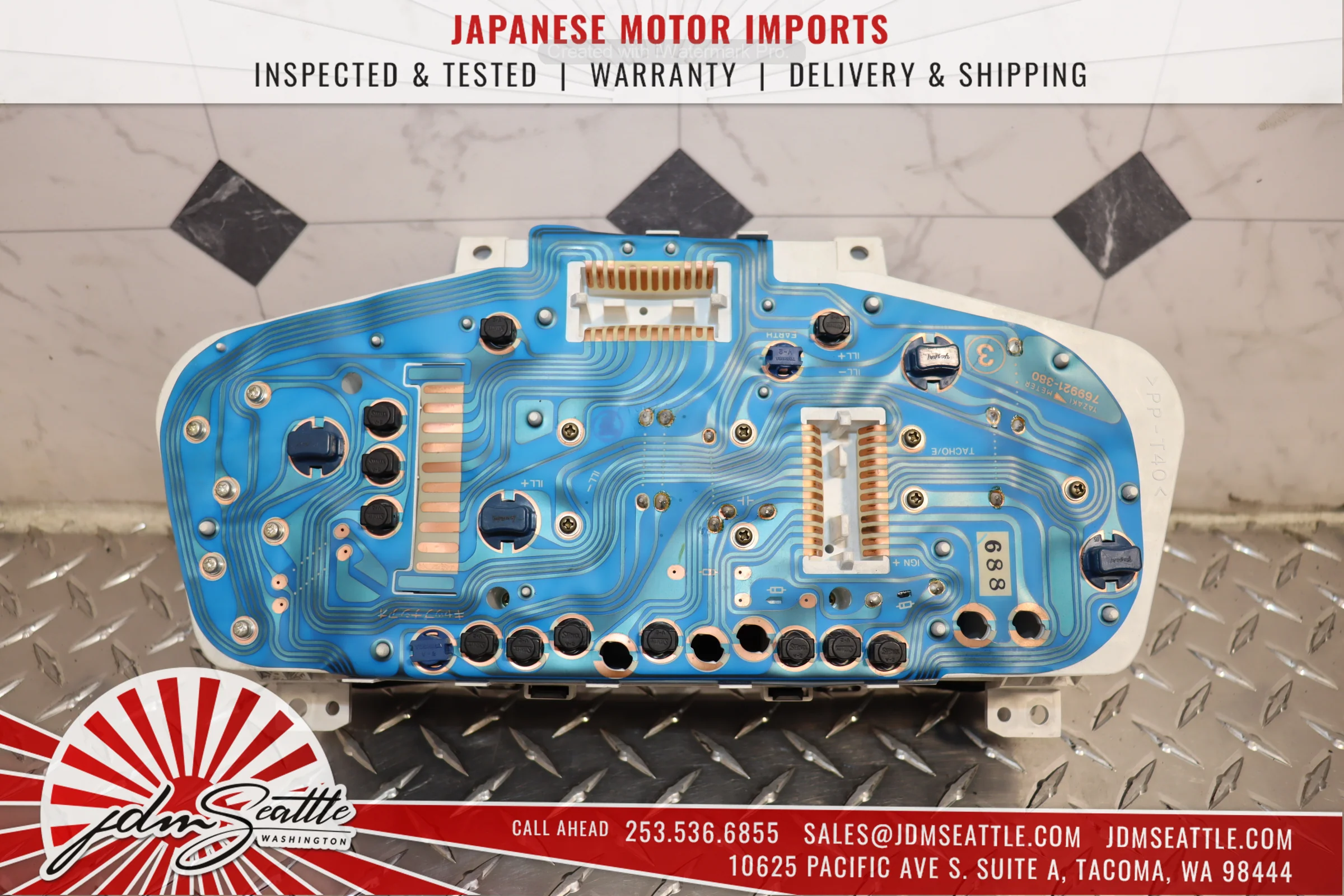 JDM 1998 MITSUBISHI EVOLUTION V GAUGE CLUSTER OEM EVO 5 - Image 3