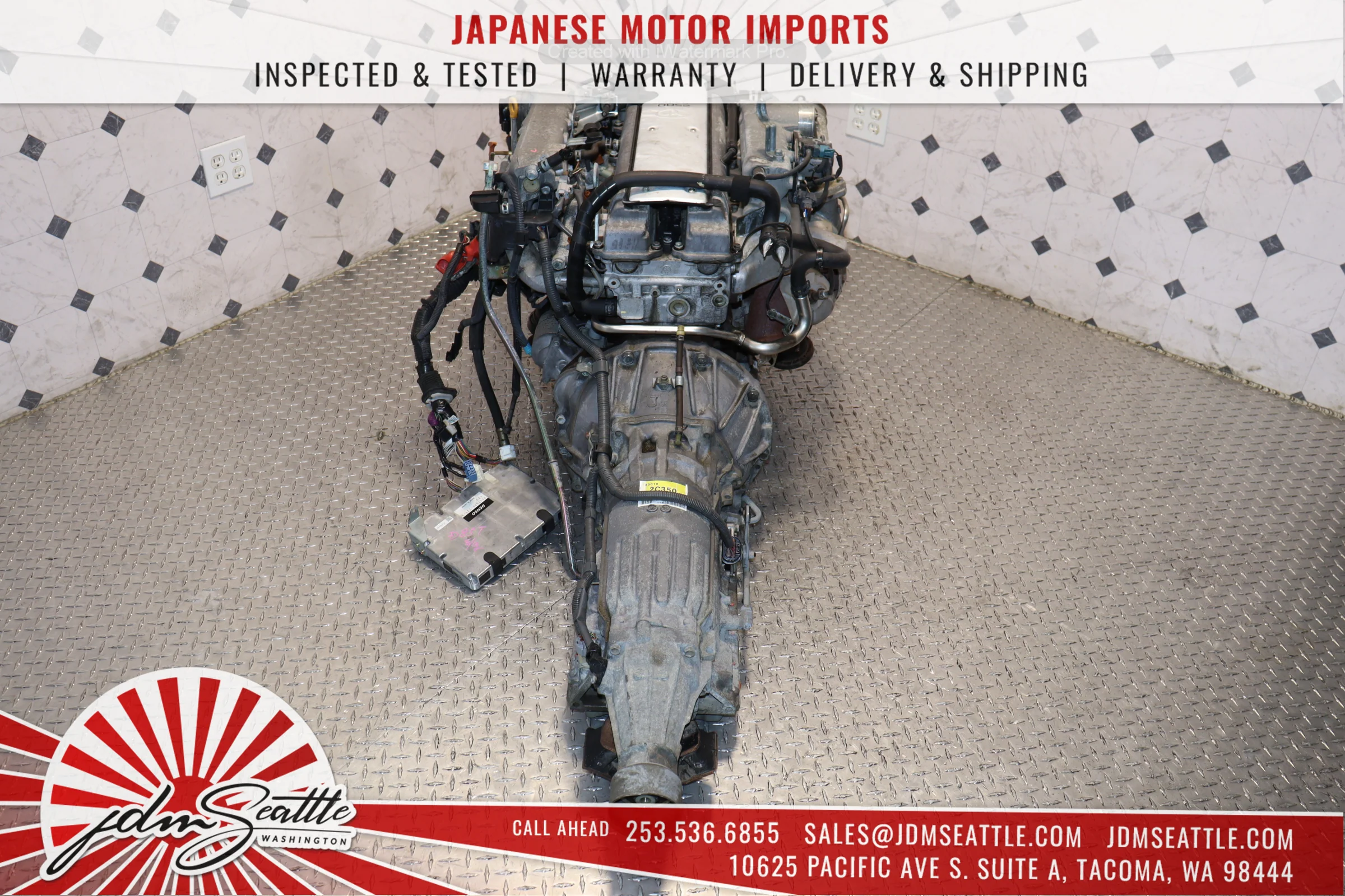 JDM 1JZ-GTE VVTI TURBO MOTOR & AUTOMATIC TRANSMISSION LEXUS IS300 GS300 TOYOTA CHASER 1JZ ENGINE SWAP - Image 10