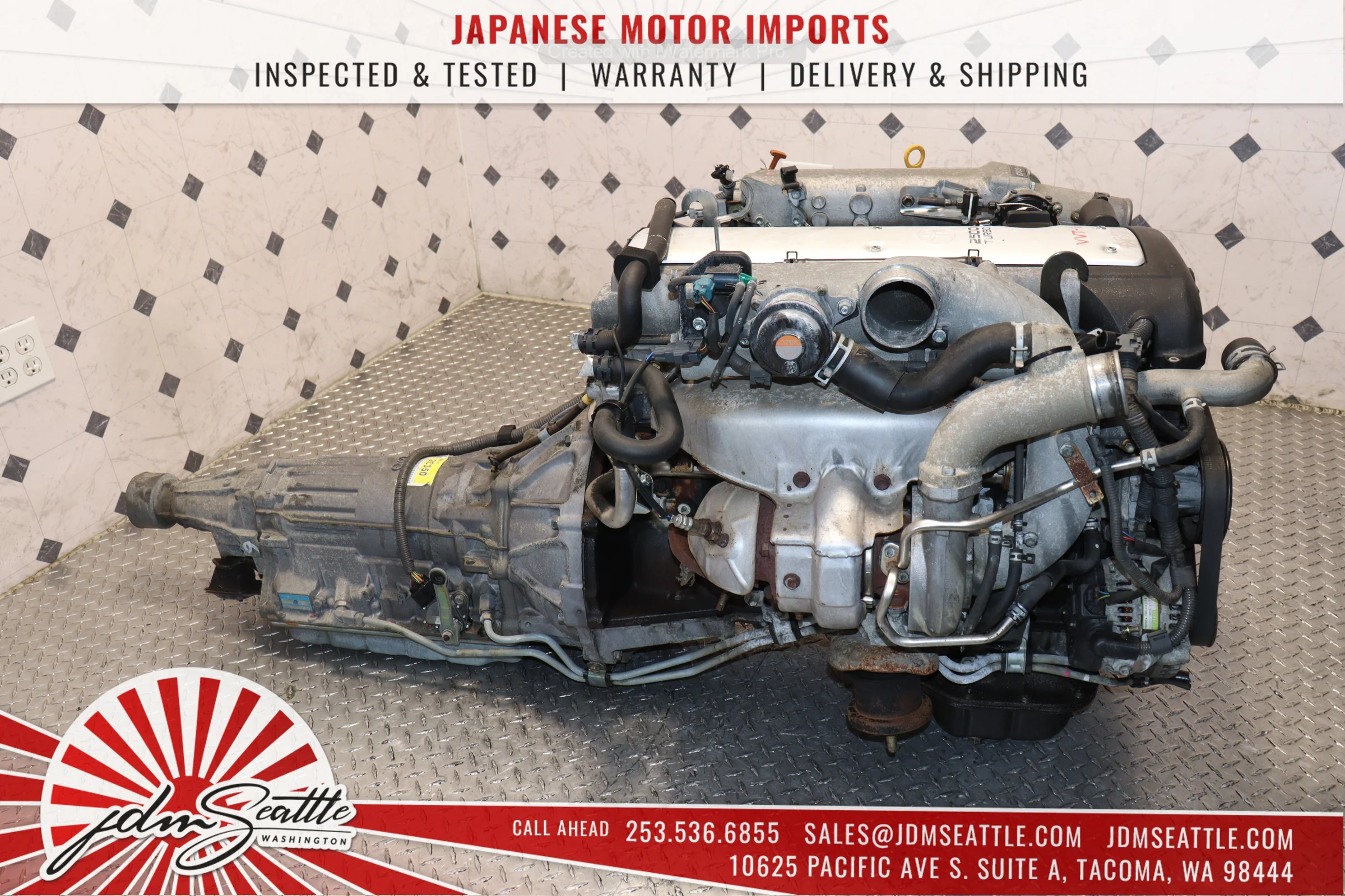 JDM 1JZ-GTE VVTI TURBO MOTOR & AUTOMATIC TRANSMISSION LEXUS IS300 GS300 TOYOTA CHASER 1JZ ENGINE SWAP - Image 13