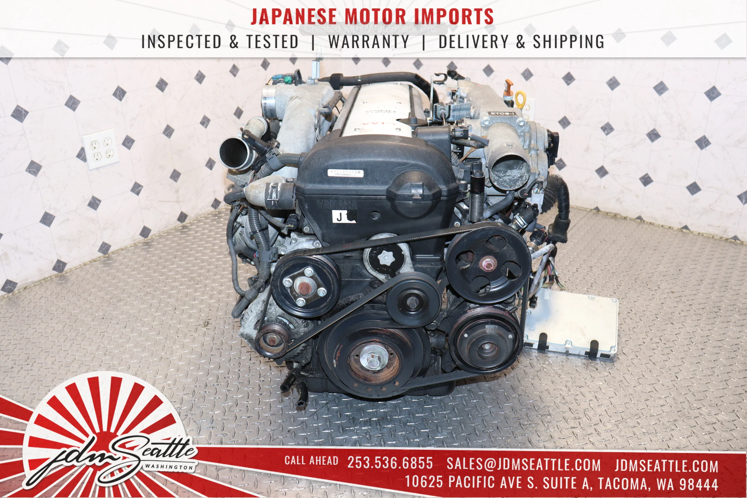 JDM 1JZ-GTE VVTI TURBO MOTOR & AUTOMATIC TRANSMISSION LEXUS IS300 GS300 TOYOTA CHASER 1JZ ENGINE SWAP - Image 5