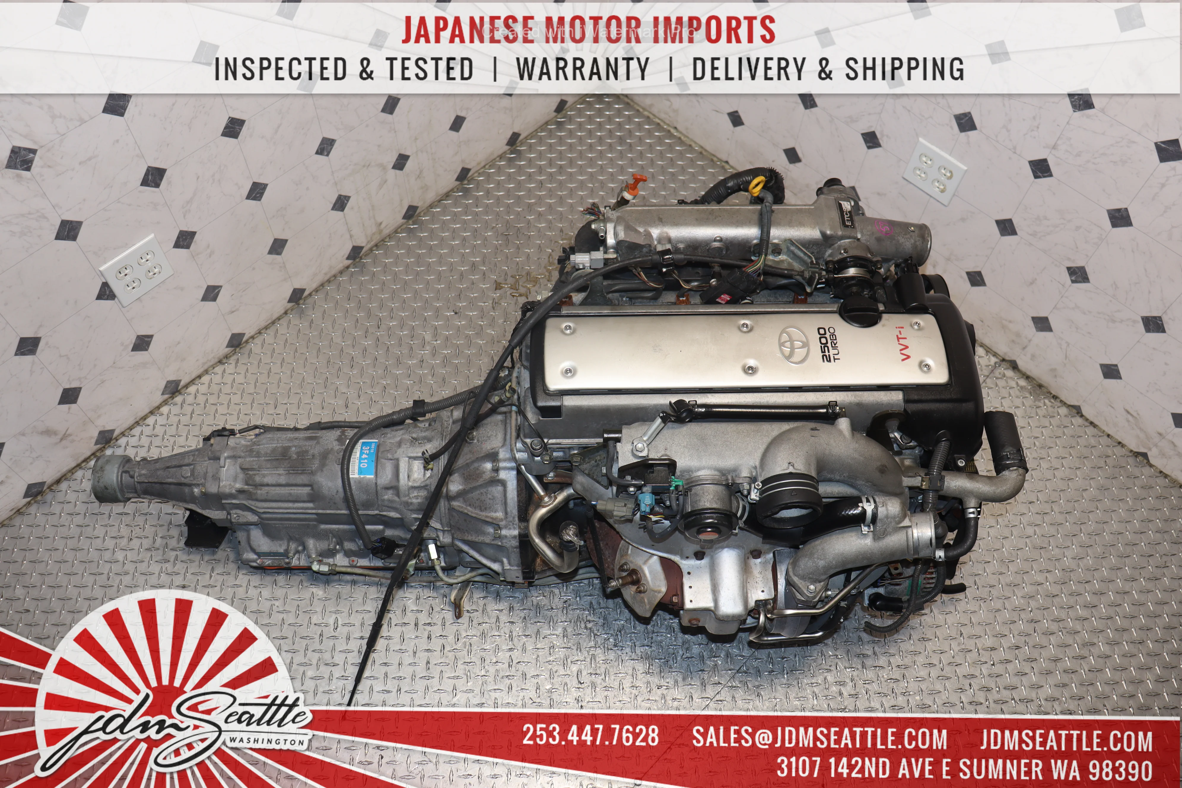 JDM 1JZ-GTE VVTI TURBO MOTOR & AUTOMATIC TRANSMISSION LEXUS IS300 GS300 TOYOTA CHASER MARK II SOARER 1JZ ENGINE SWAP - Image 10