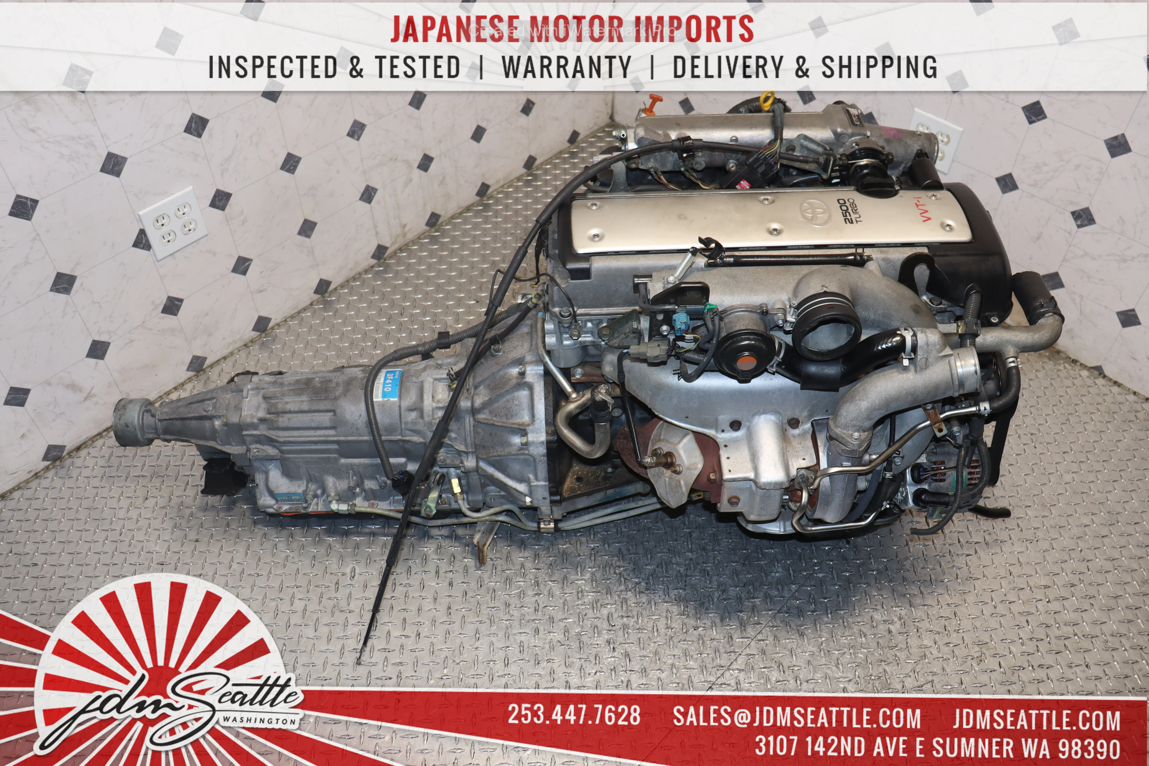 JDM 1JZ-GTE VVTI TURBO MOTOR & AUTOMATIC TRANSMISSION LEXUS IS300 GS300 TOYOTA CHASER MARK II SOARER 1JZ ENGINE SWAP - Image 11