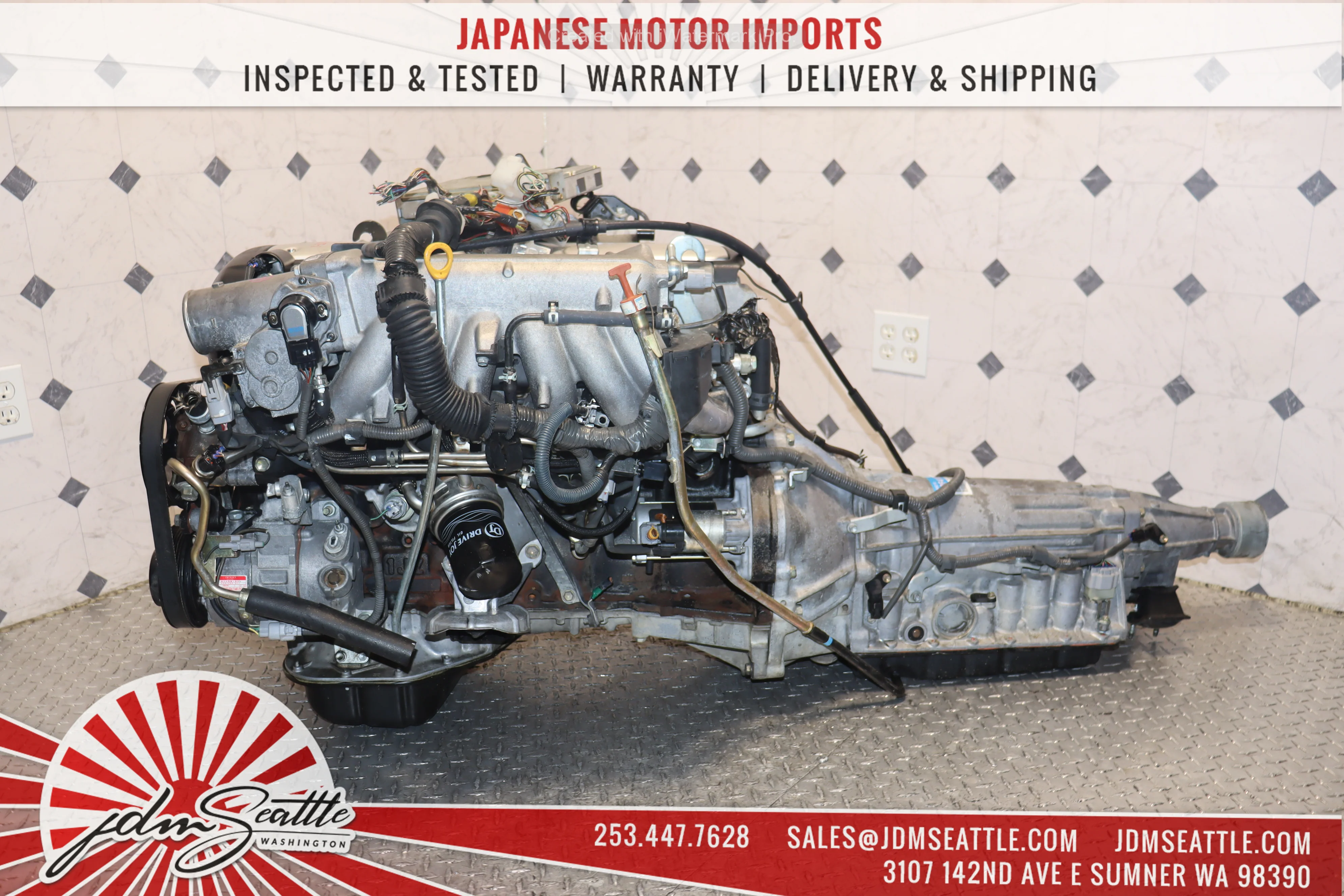 JDM 1JZ-GTE VVTI TURBO MOTOR & AUTOMATIC TRANSMISSION LEXUS IS300 GS300 TOYOTA CHASER MARK II SOARER 1JZ ENGINE SWAP - Image 6