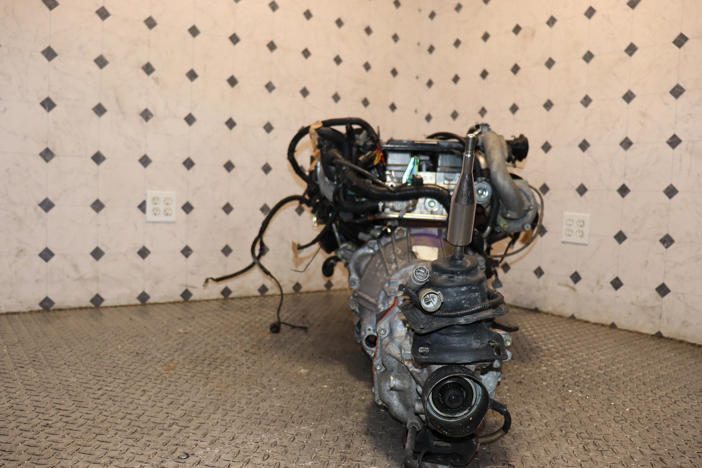 Toyota 1JZ-GTE Non-VVTi 2.5L Twin Turbo Engine & R154 5 Speed Manual Transmission Swap JDM - Image 15