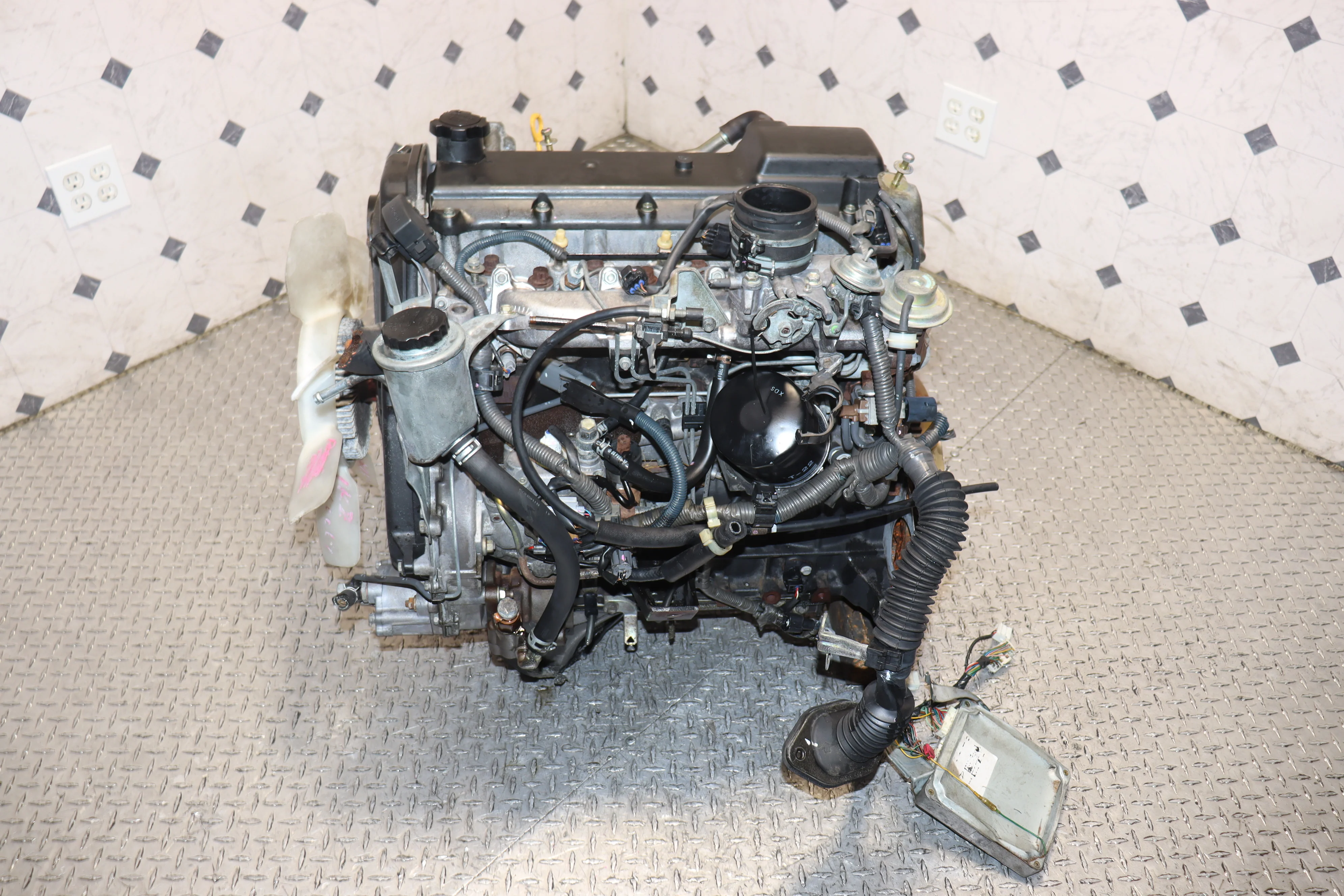 1996 1997 1998 1999 2000 2001 2002 Toyota 4Runner Hilux Surf 3.0L Turbo Diesel Engine JDM 1KZ-TE OEM - Image 3