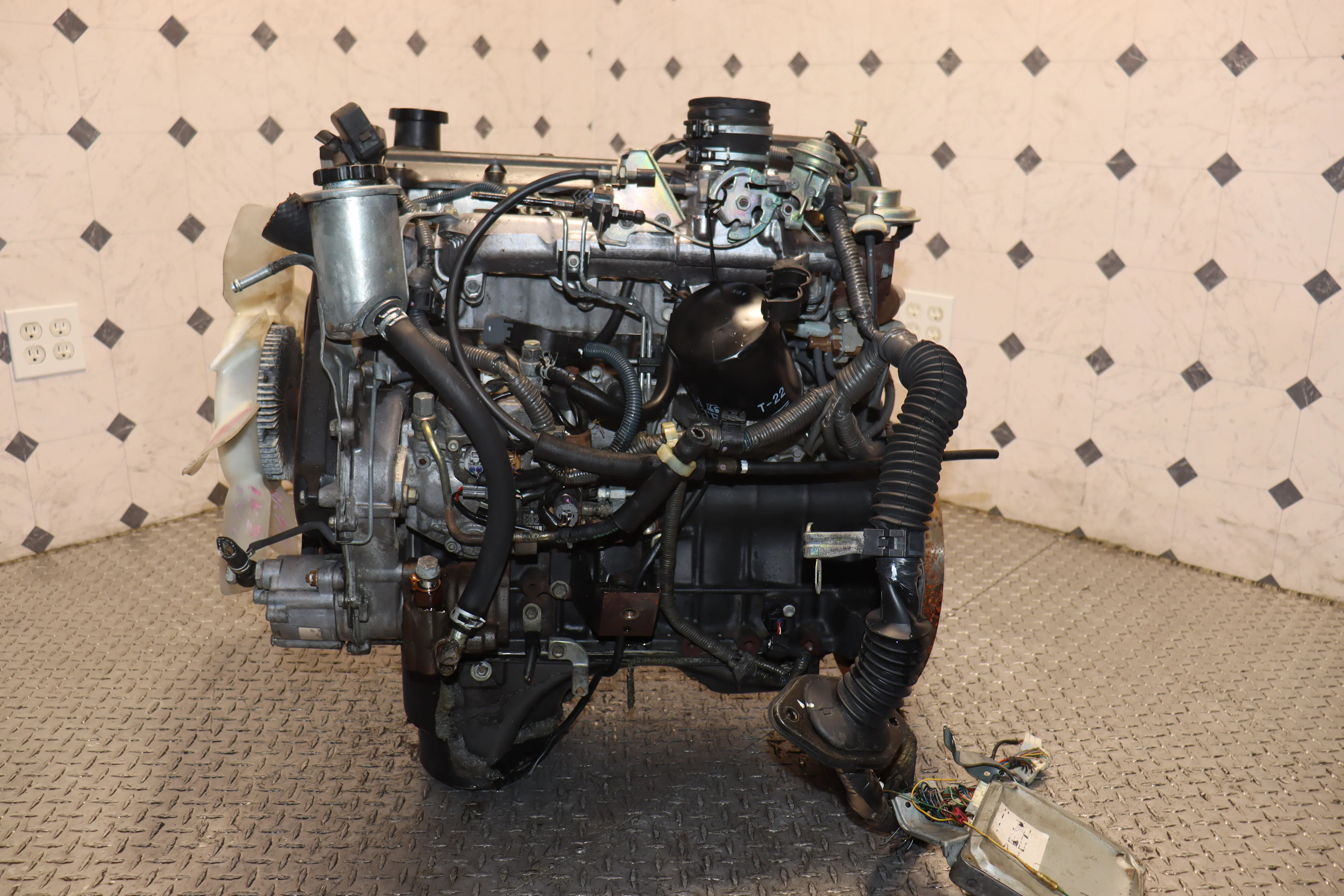 1996 1997 1998 1999 2000 2001 2002 Toyota 4Runner Hilux Surf 3.0L Turbo Diesel Engine JDM 1KZ-TE OEM - Image 4