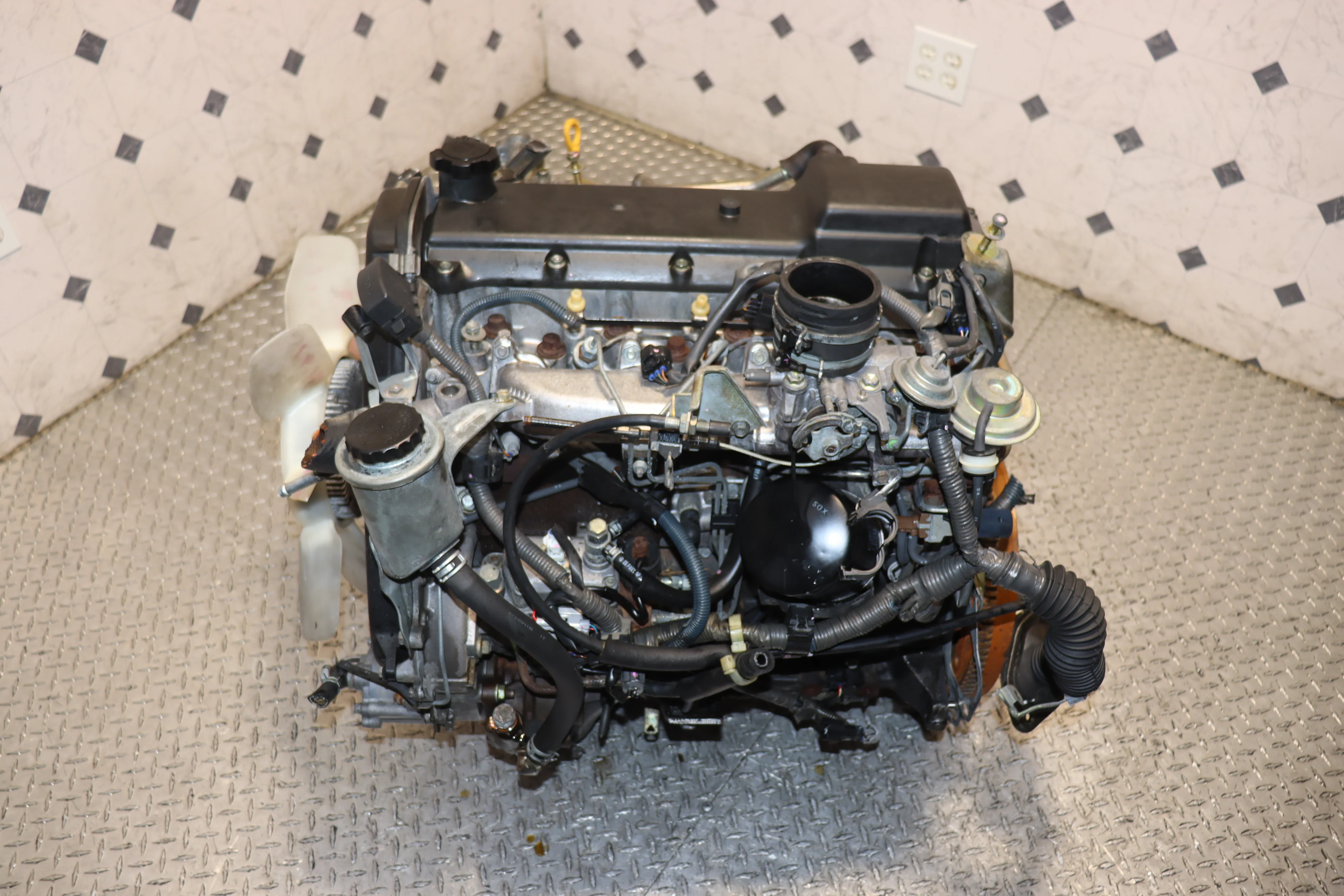 1996 1997 1998 1999 2000 2001 2002 Toyota 4Runner Hilux Surf 3.0L Turbo Diesel Engine JDM 1KZ-TE OEM - Image 9