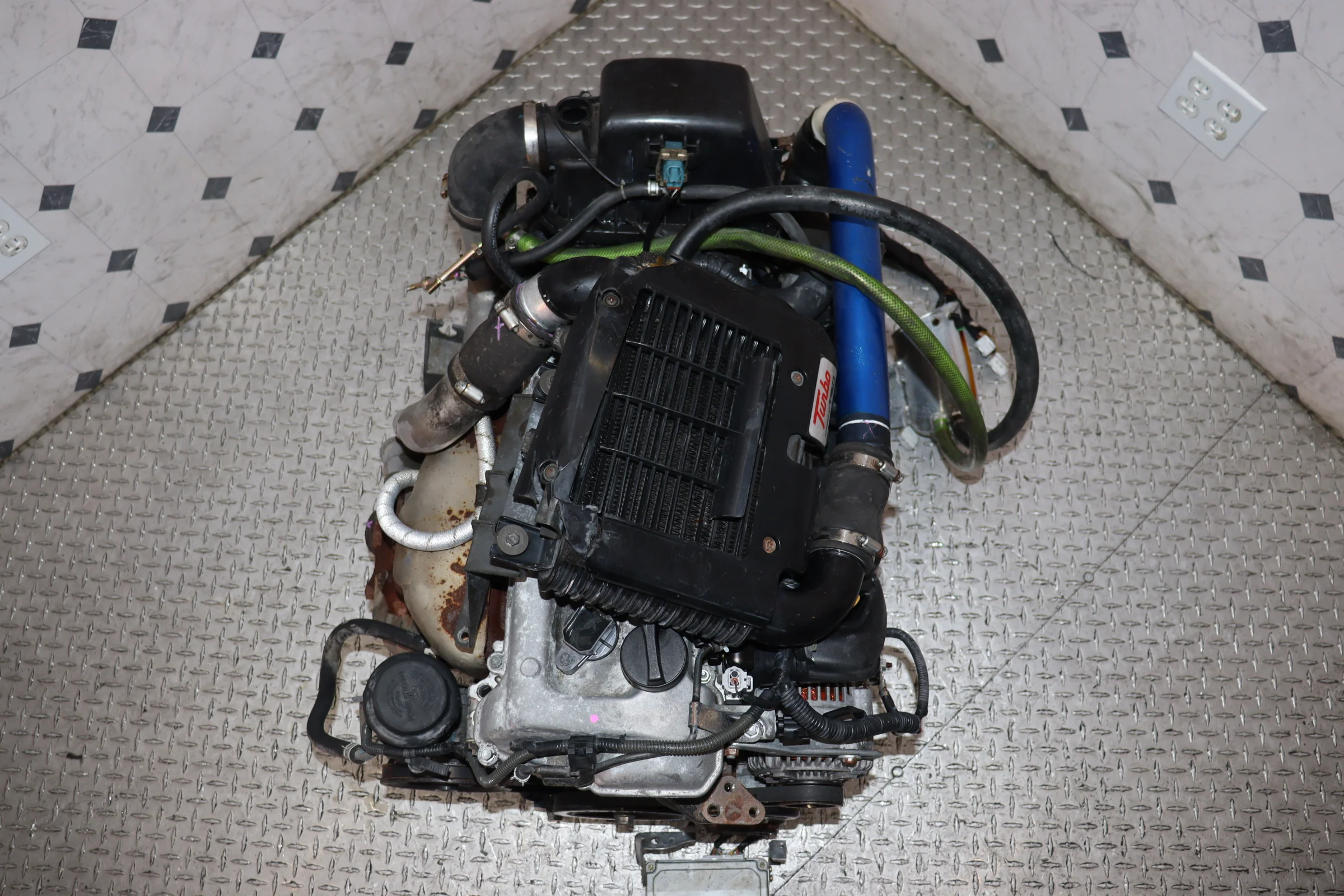Toyota Vitz RS TRD Yaris 1NZ-FET 1.5L Turbo Engine & 5 Speed Manual Transmission Swap JDM - Image 11