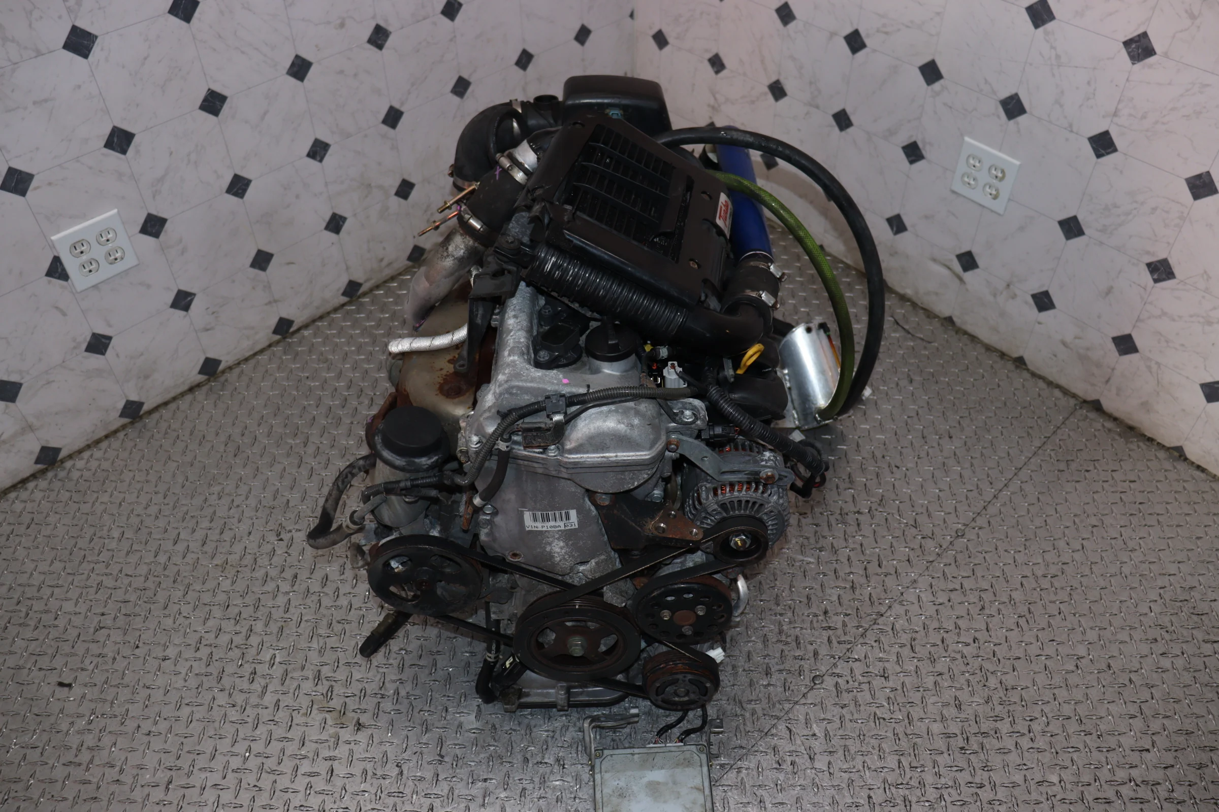 Toyota Vitz RS TRD Yaris 1NZ-FET 1.5L Turbo Engine & 5 Speed Manual Transmission Swap JDM - Image 12