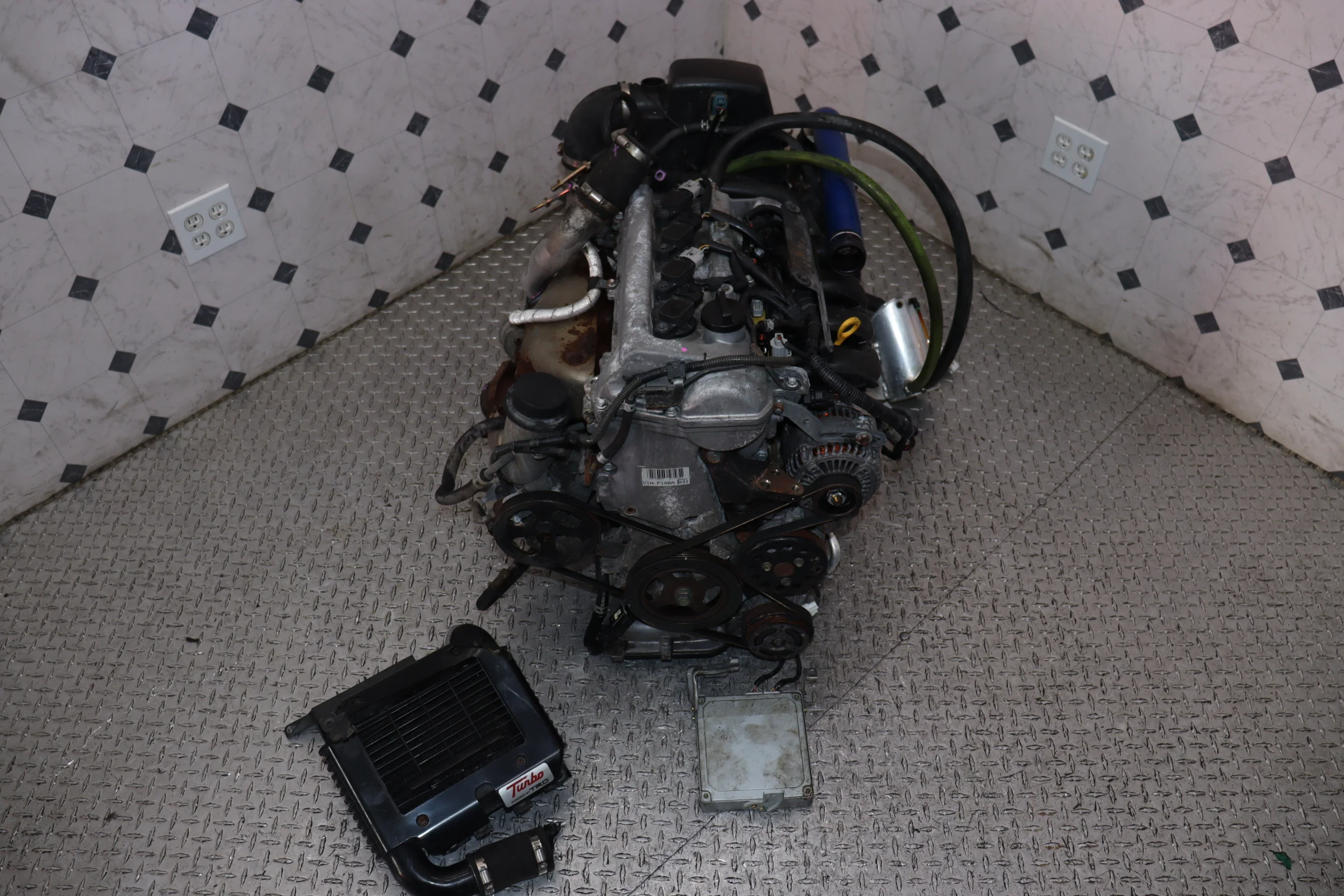 Toyota Vitz RS TRD Yaris 1NZ-FET 1.5L Turbo Engine & 5 Speed Manual Transmission Swap JDM - Image 13