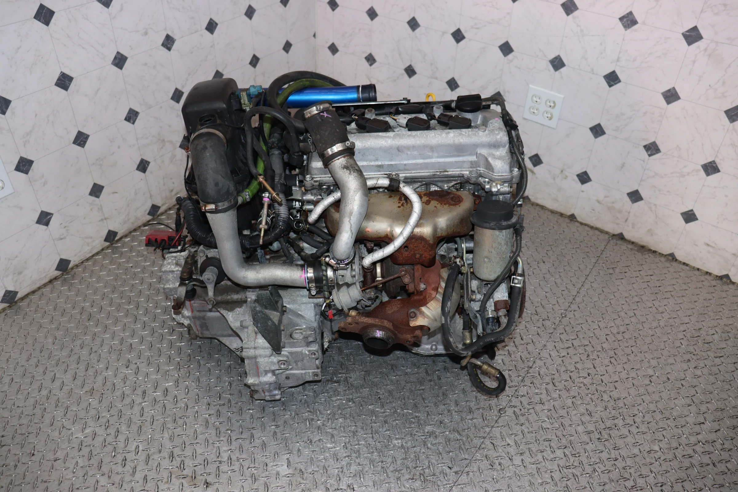 Toyota Vitz RS TRD Yaris 1NZ-FET 1.5L Turbo Engine & 5 Speed Manual Transmission Swap JDM - Image 15