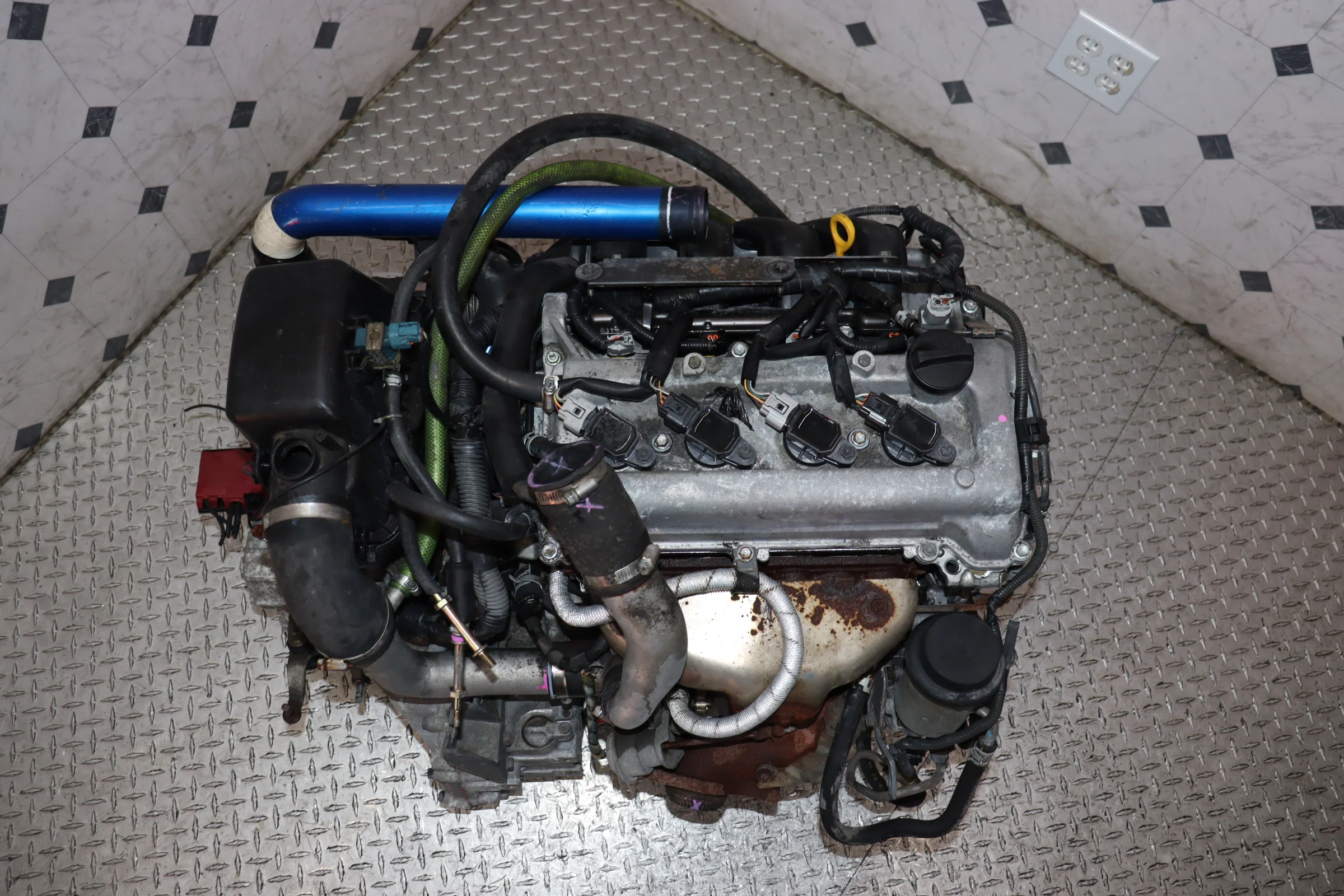 Toyota Vitz RS TRD Yaris 1NZ-FET 1.5L Turbo Engine & 5 Speed Manual Transmission Swap JDM - Image 3