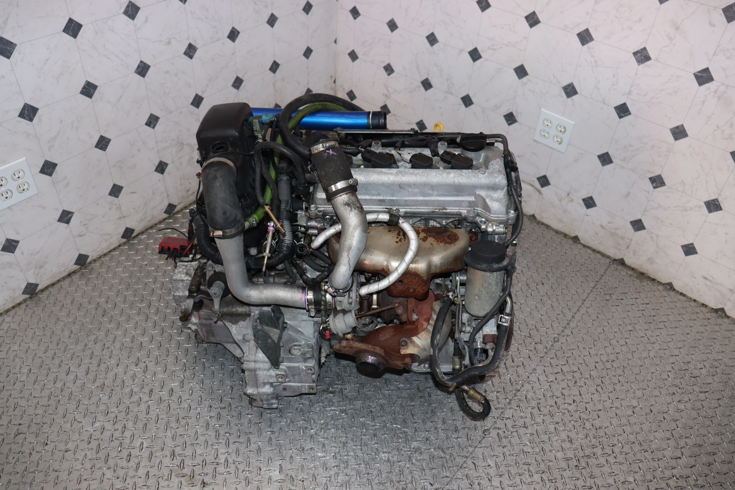 Toyota Vitz RS TRD Yaris 1NZ-FET 1.5L Turbo Engine & 5 Speed Manual Transmission Swap JDM - Image 5