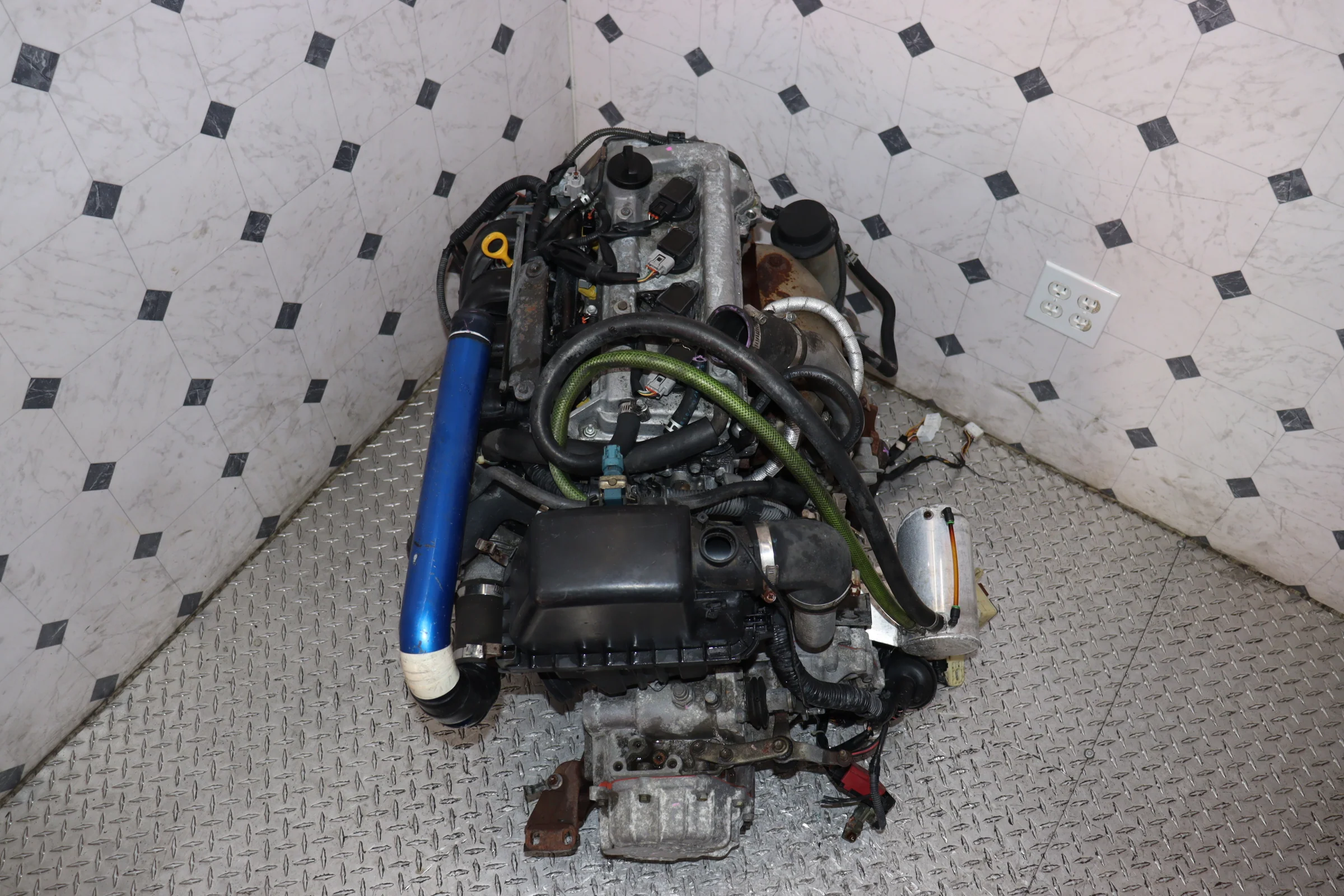 Toyota Vitz RS TRD Yaris 1NZ-FET 1.5L Turbo Engine & 5 Speed Manual Transmission Swap JDM - Image 6