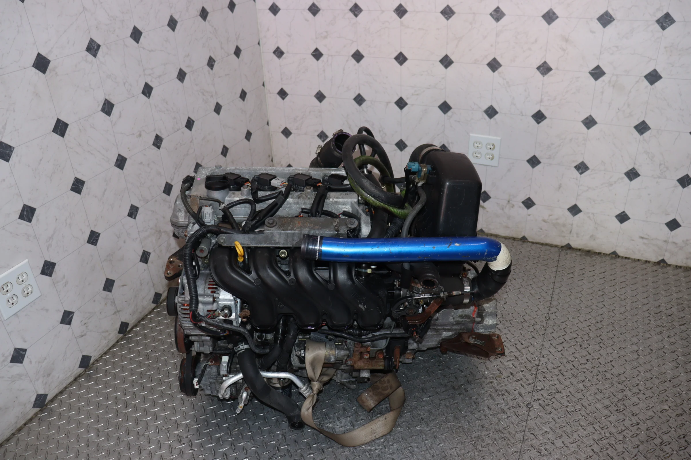 Toyota Vitz RS TRD Yaris 1NZ-FET 1.5L Turbo Engine & 5 Speed Manual Transmission Swap JDM - Image 7